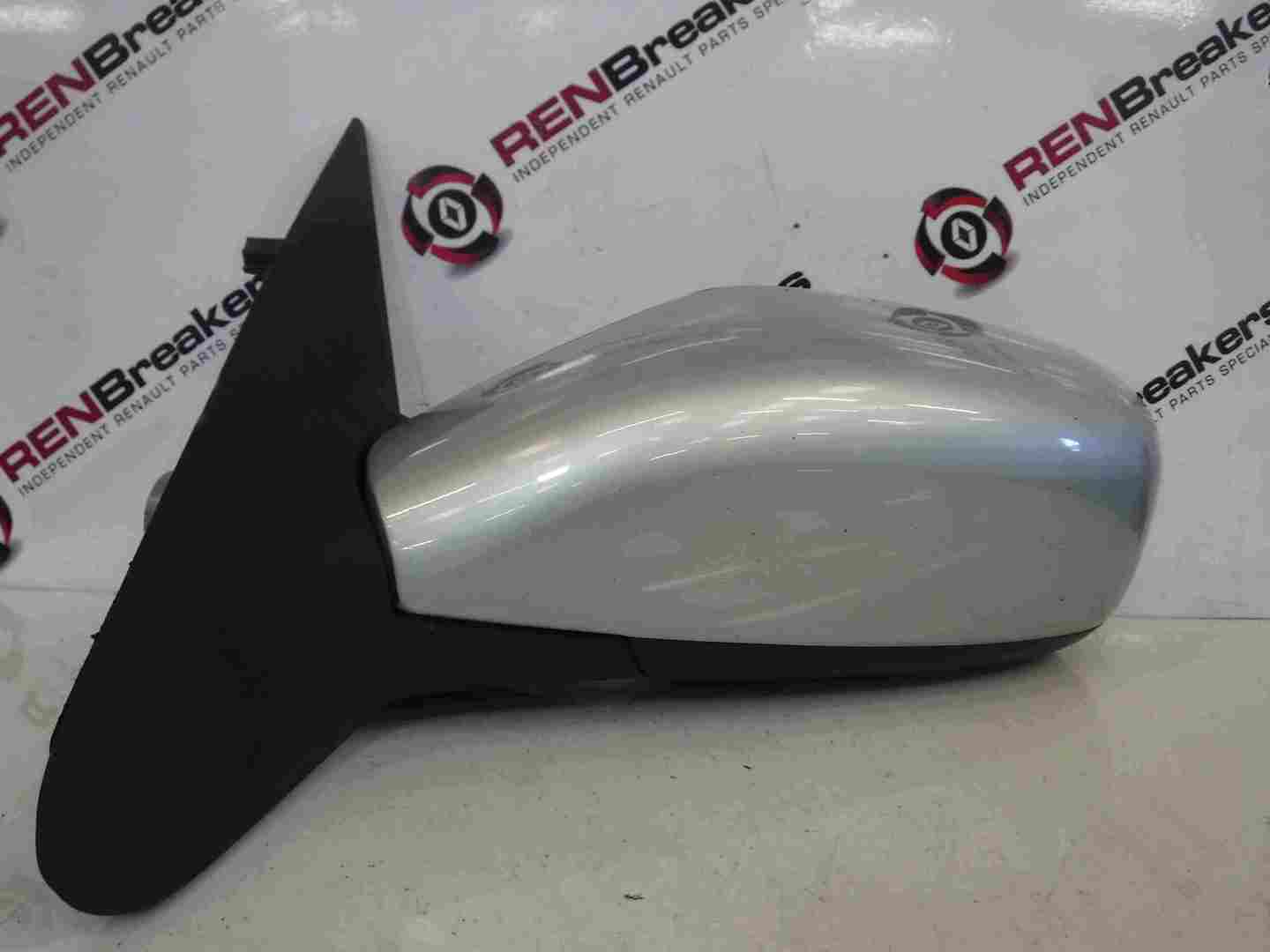 Renault Laguna 2001-2005 Passenger NS Wing Mirror Silver TEB64