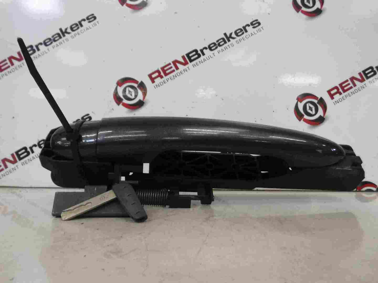 Renault Laguna 2001-2005 Passenger NSF Front Exterior Door Handle Grey TEB66