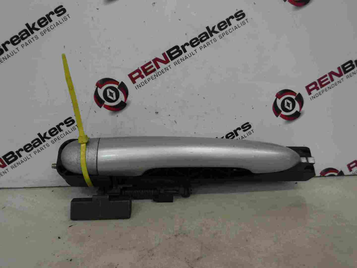 Renault Laguna 2001-2005 Passenger NSF Front Exterior Door Handle Silver
