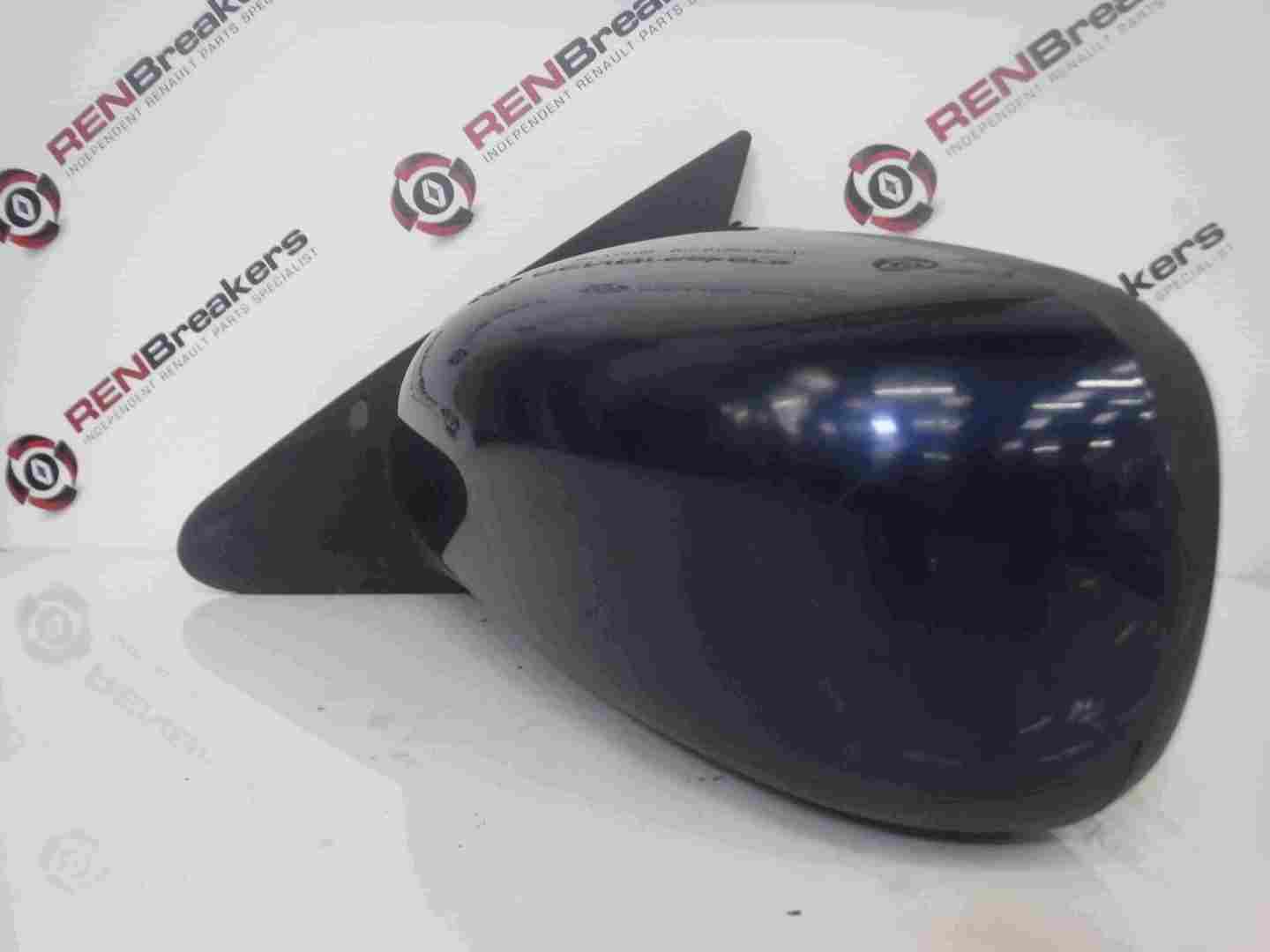 Renault Laguna 2001-2005 Passenger NSF Front Wing Mirror Blue TED44