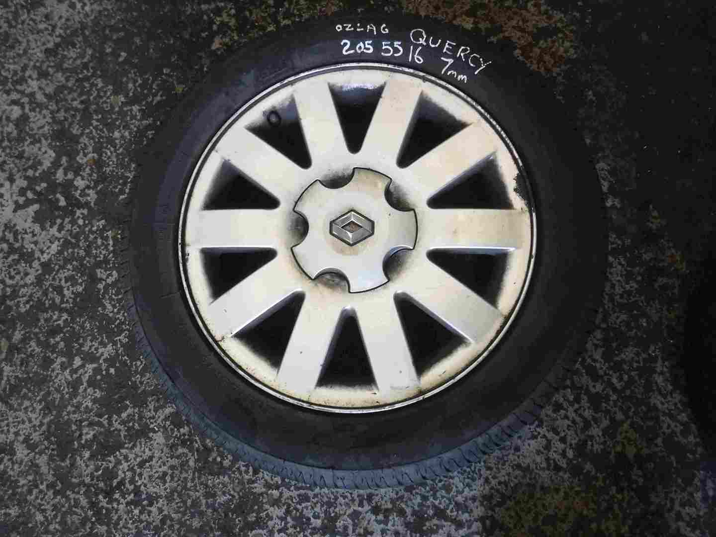 Renault Laguna 2001-2005 Quercy Alloy Wheel + Tyre 205 55 16 7mm