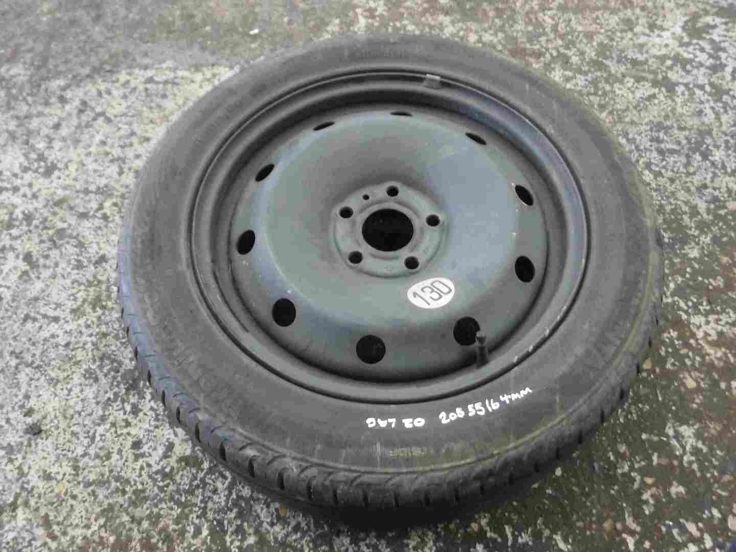 Renault Laguna 2001-2005 Steel Wheel Rim + Tyre 205 55 16 4mm Tread