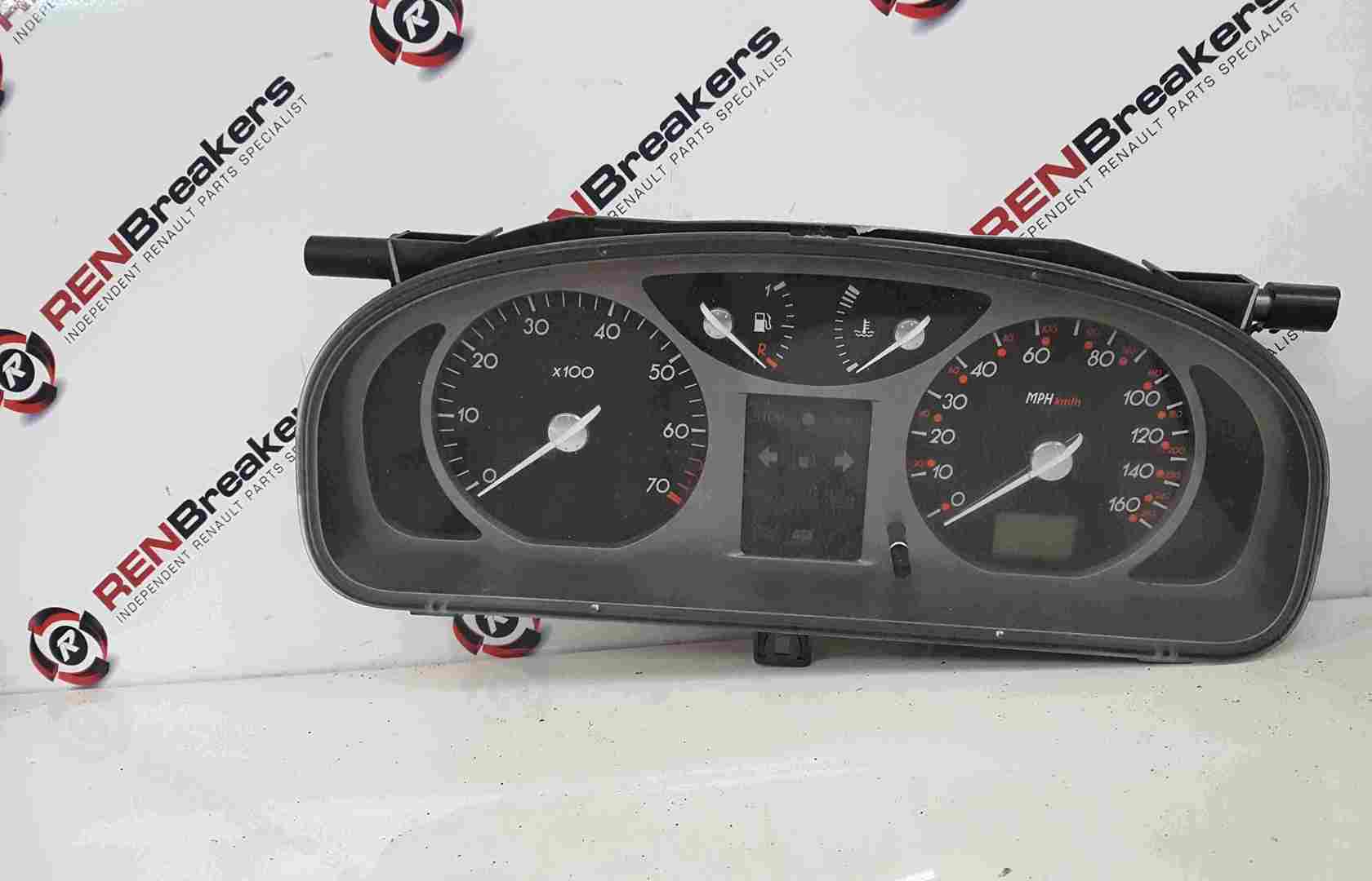 Renault Laguna 2001-2006 Instrument Panel Dials Clocks 115K 8200170304