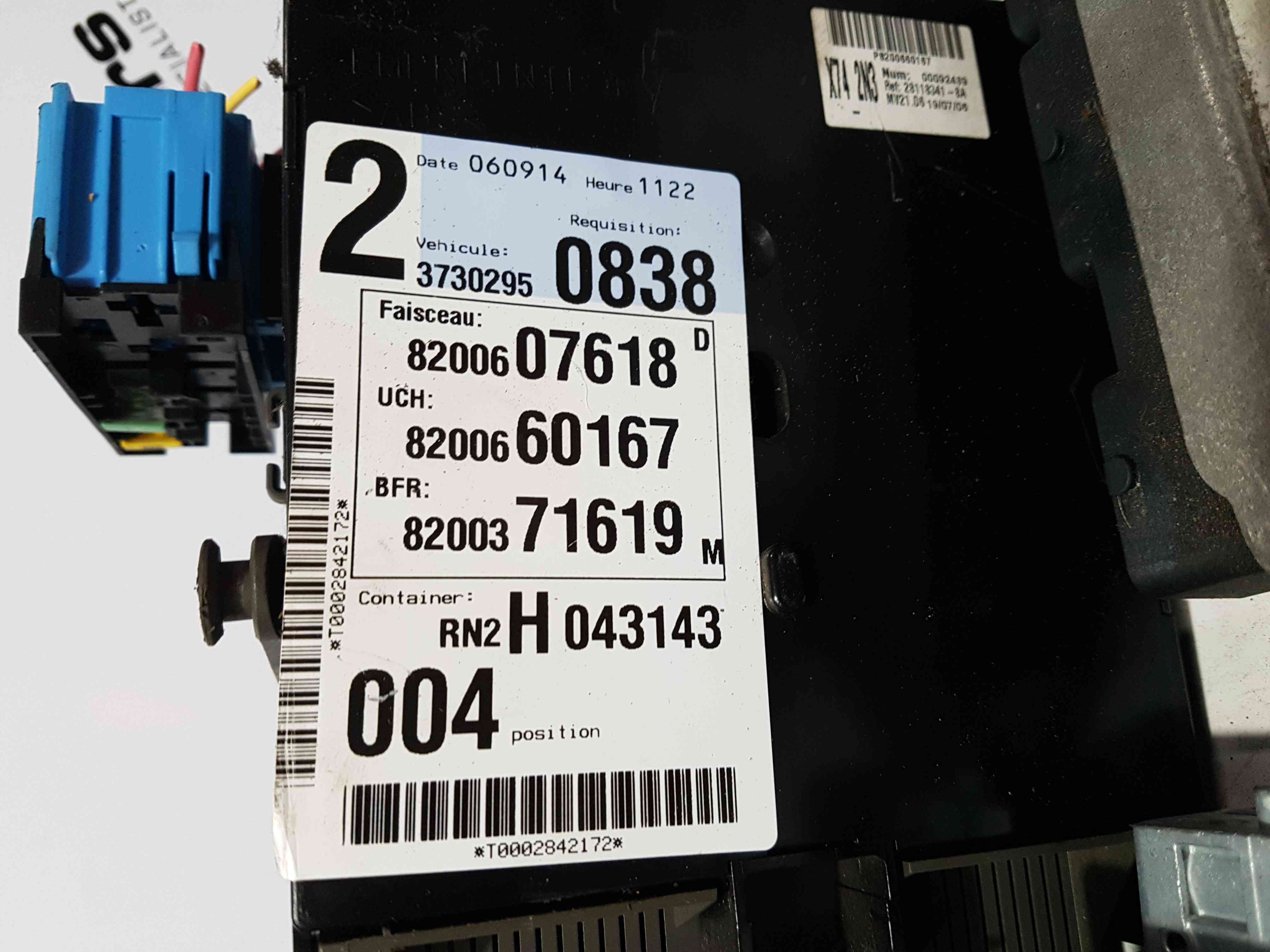 Thumb 4 Renault Laguna 2001-2007 2.0 16V ECU Set UCH Bcm Immobiliser + KEY Card