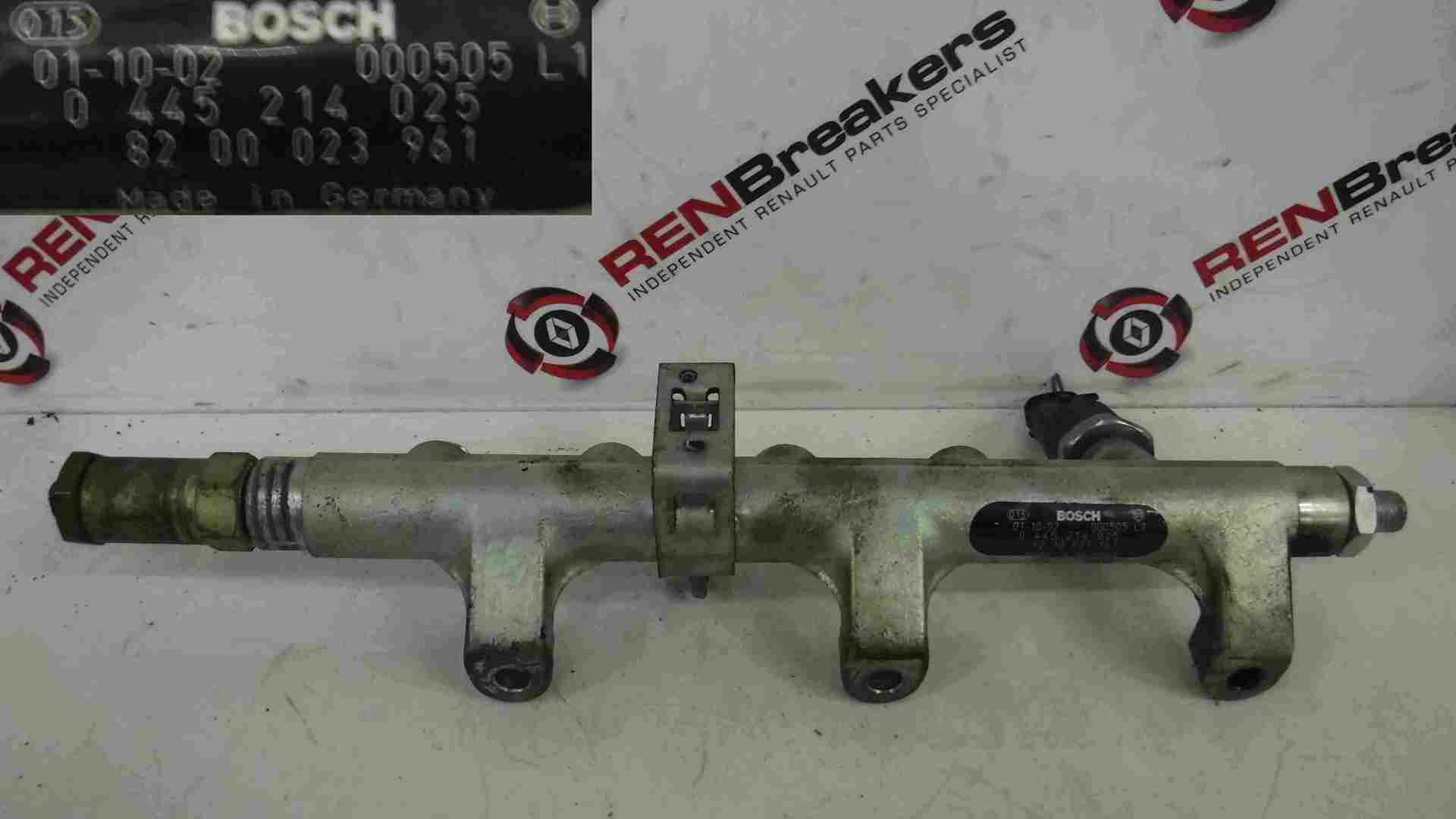 Renault Laguna 2001-2007 2.2 dCi Fuel Pressure Sensor + Rail 0281002405