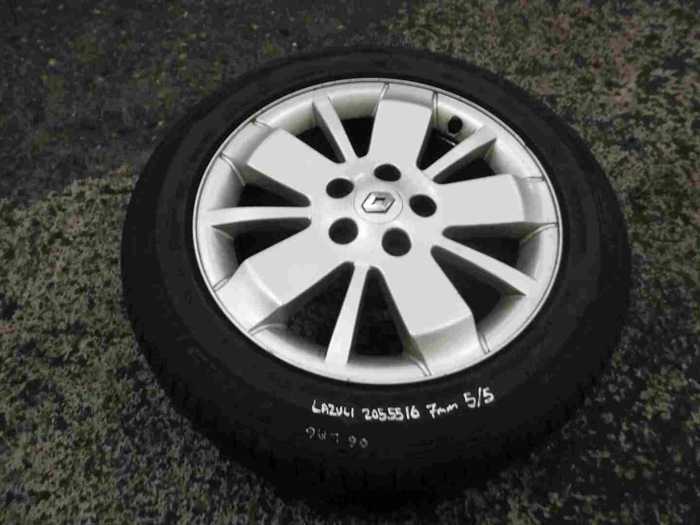 Renault Laguna 2001-2007 Lazuli Alloy Wheel + Tyre 205 55 16 6mm Tread