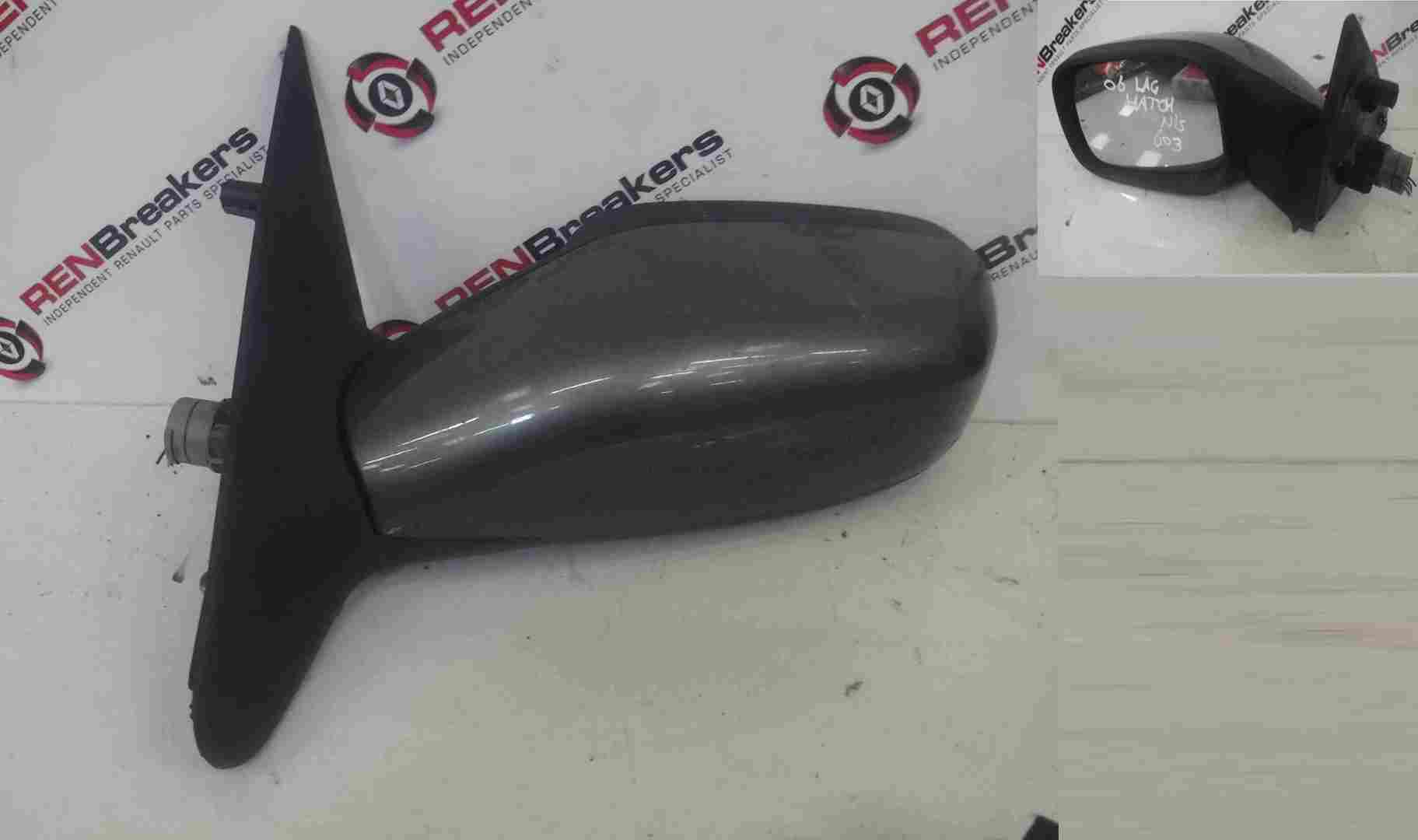 Renault Laguna 2001-2007 Passenger NS Wing Mirror Grey 603