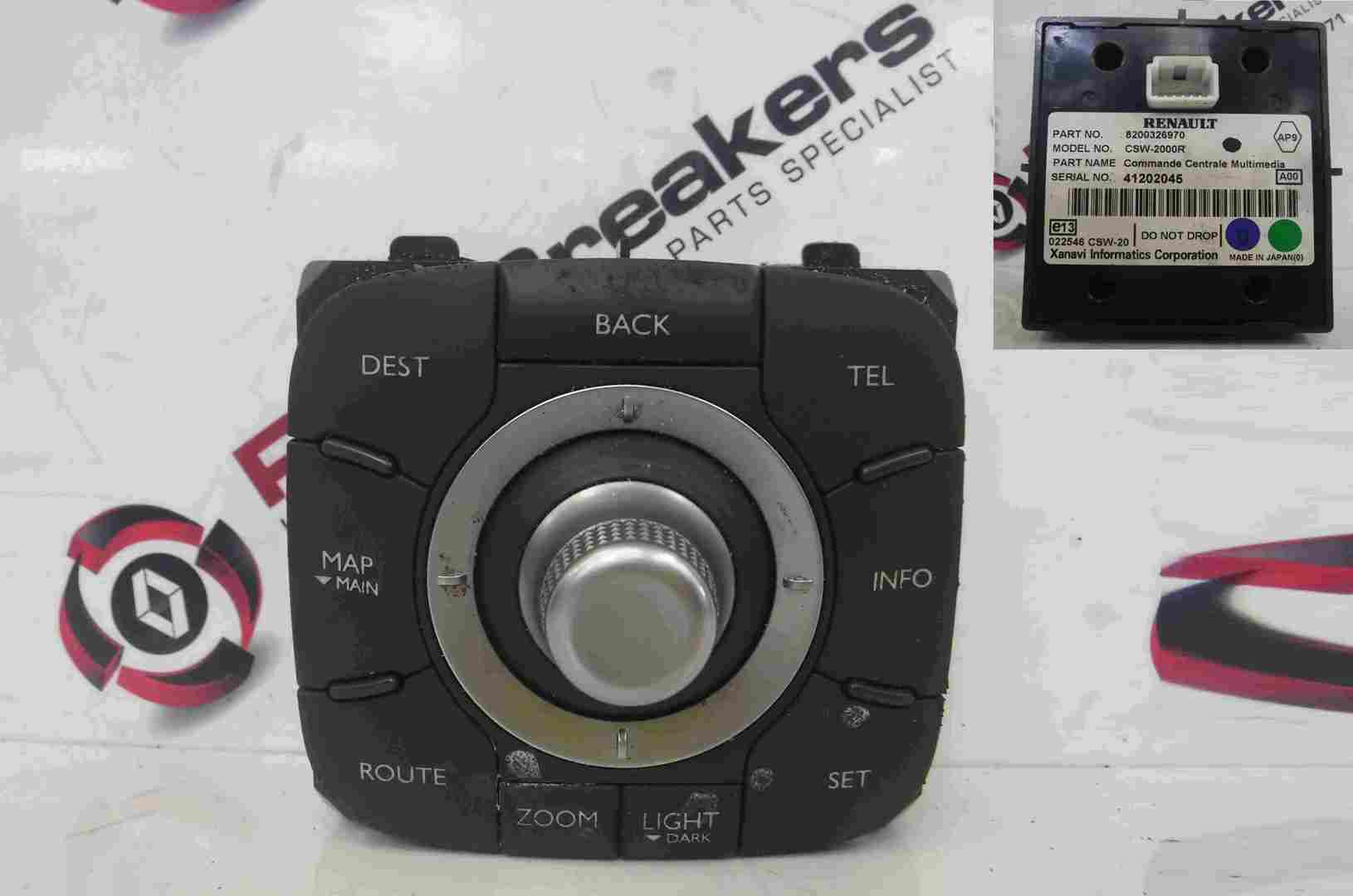 Renault Laguna 2001-2007 Remote GPS Control Switch Panel 8200326970