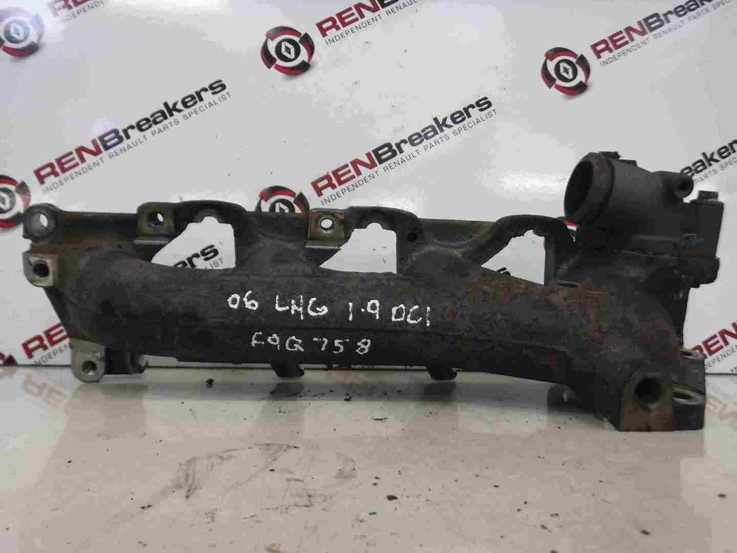 Renault Laguna 2005-2007 1.9 dCi Exhaust Manifold Mani F9Q 758