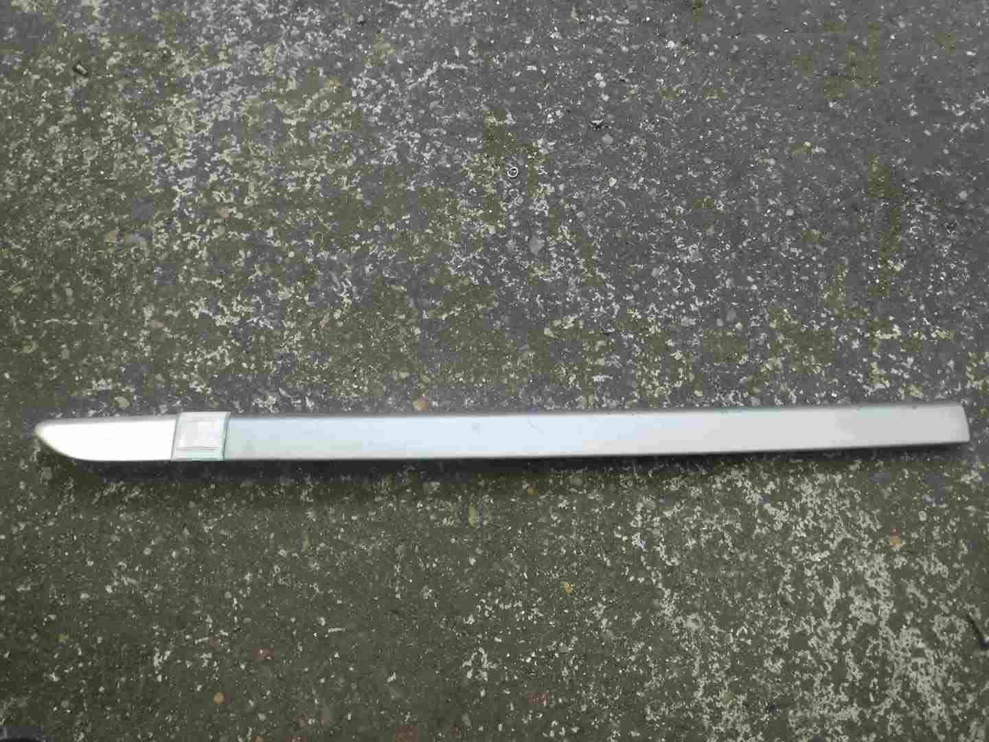 Renault Laguna 2005-2007 1.9 dCi Passenger NSF Door Moulding Trim Silver