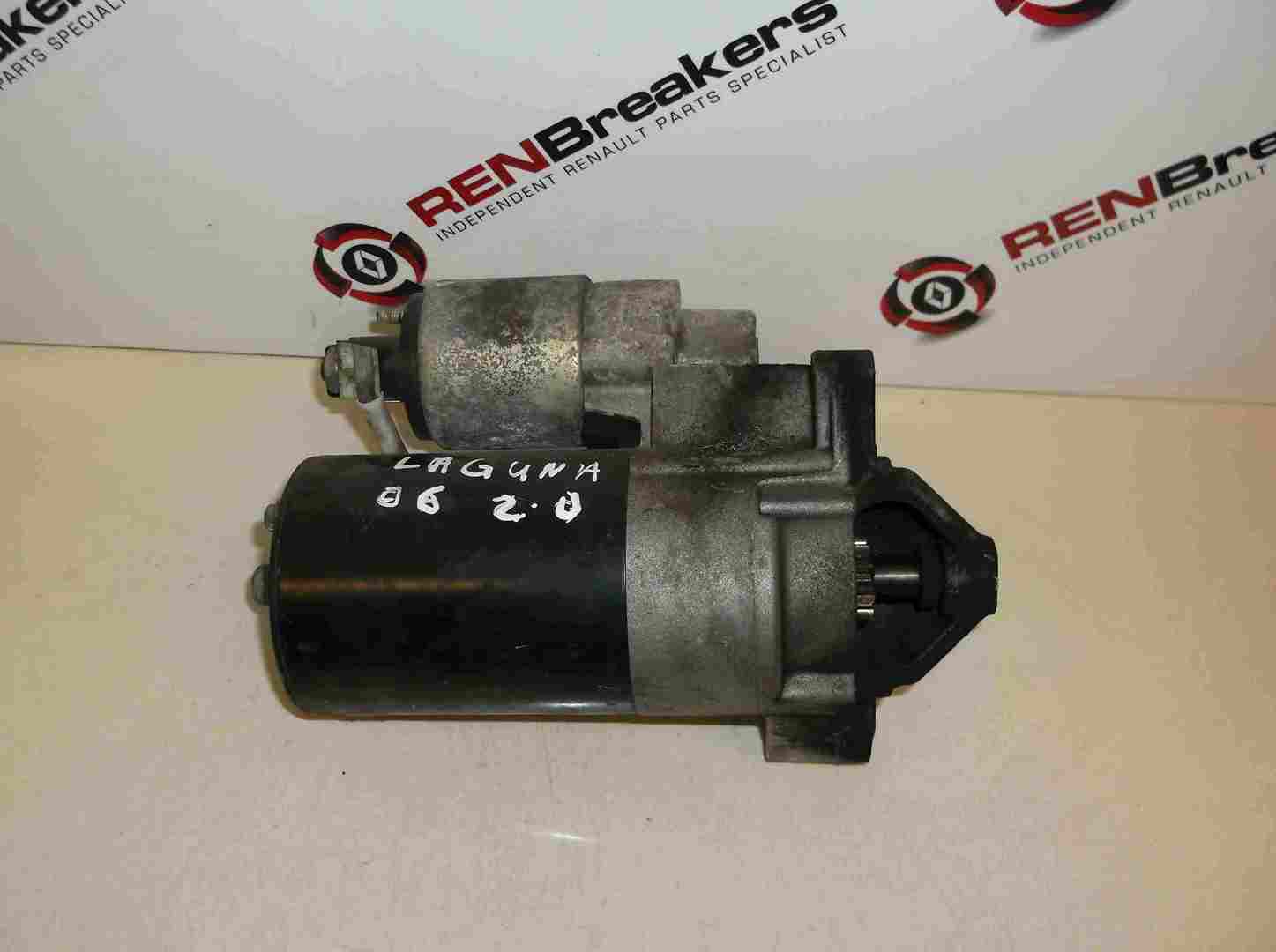 Renault Laguna 2005-2007 2.0 16v Petrol Starter Motor Starting
