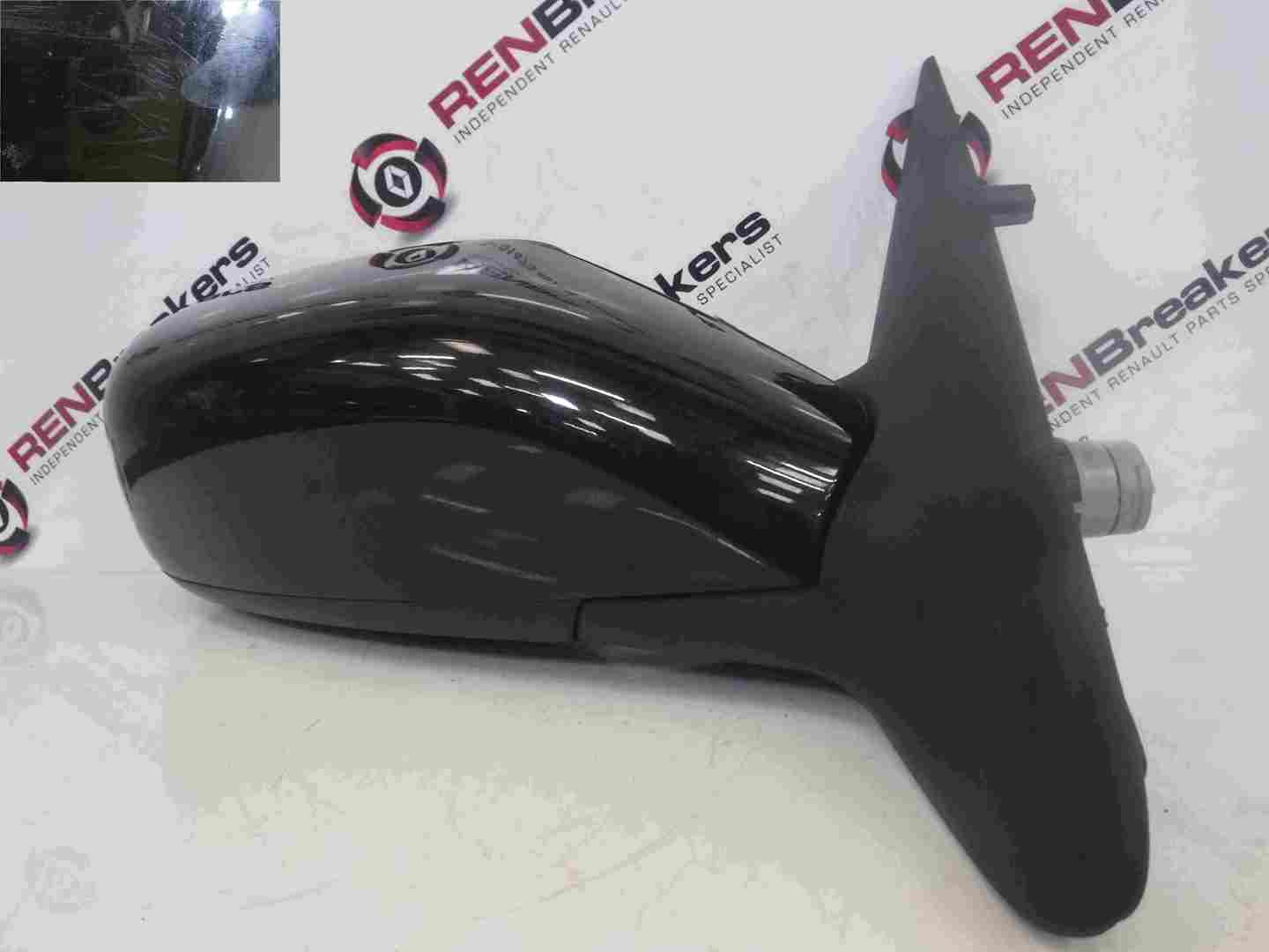 Renault Laguna 2005-2007 Drivers OS Wing Mirror Black 676
