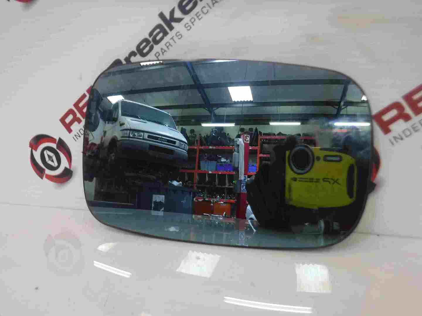 Renault Laguna 2001-2007 Drivers OS Wing Mirror Glass Blue Tinted