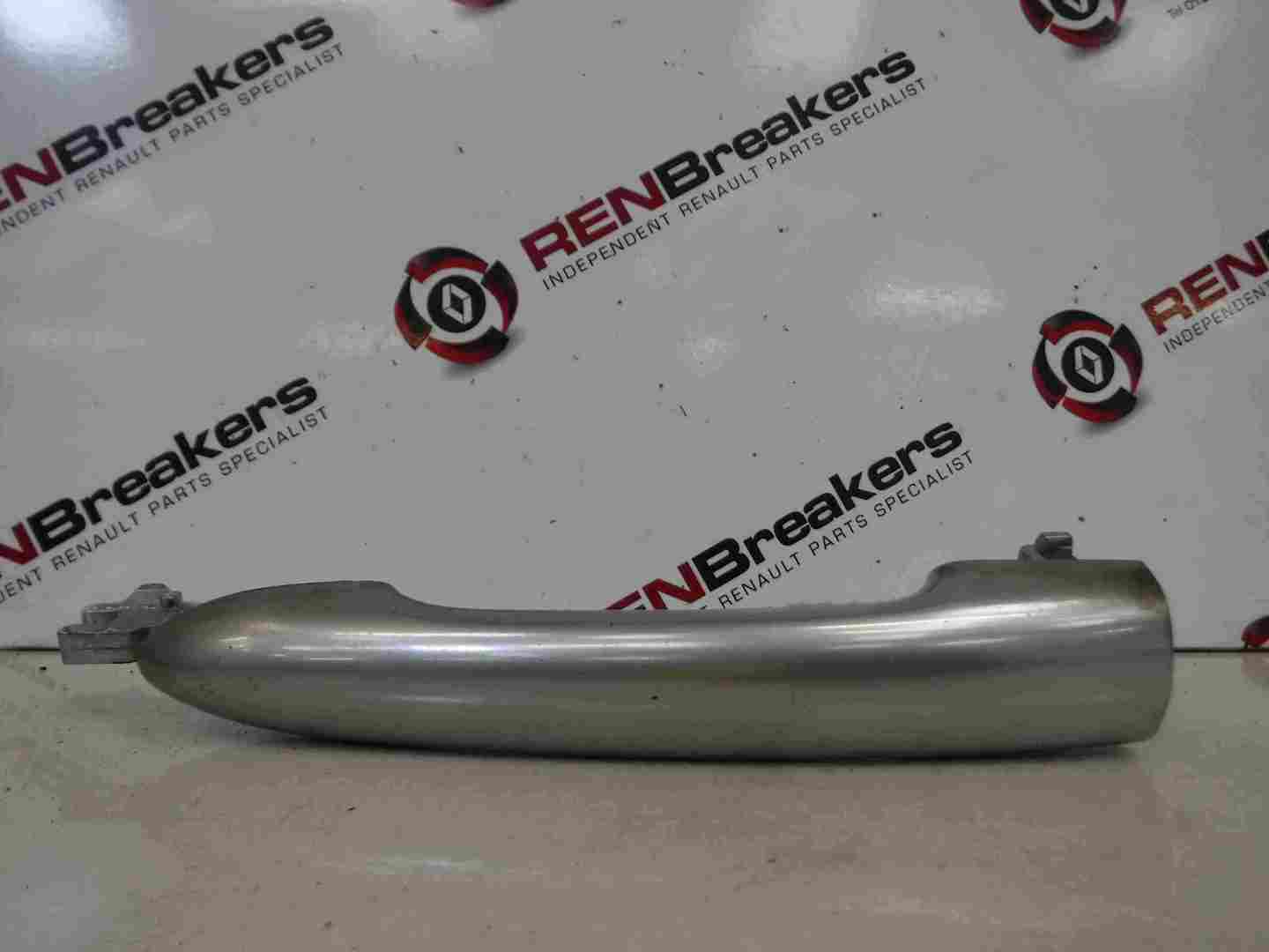 Renault Laguna 2005-2007 Drivers OSF Front Exterior Handle Silver Chrome