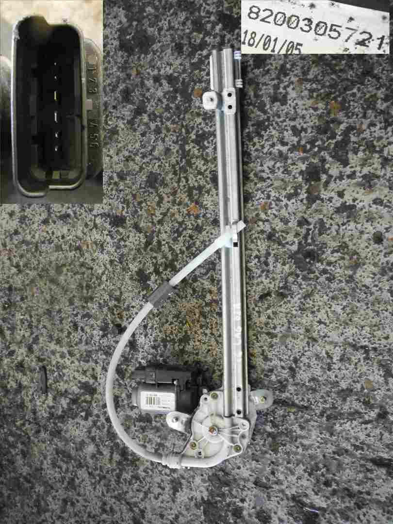 Renault Laguna 2005-2007 Drivers OSR Rear Window Regulator 6pin