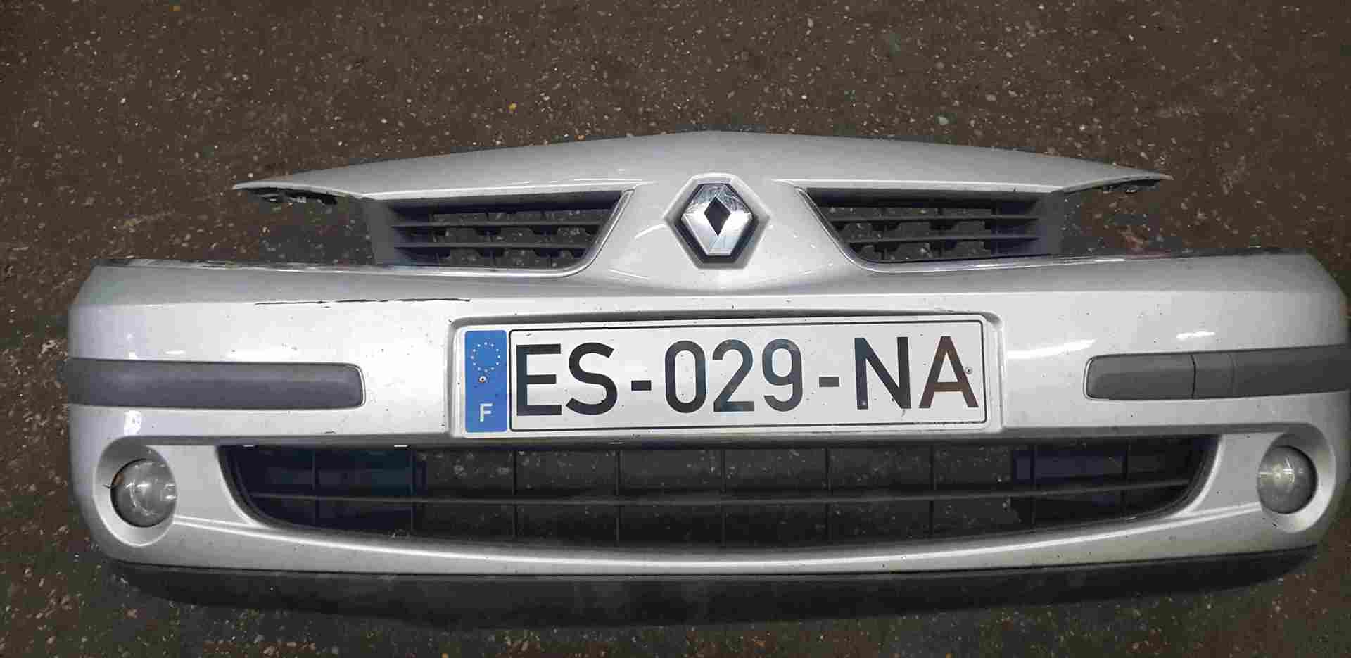 Renault Laguna 2005-2007 Front Bumper Silver TED69