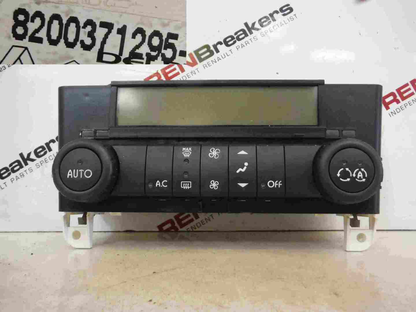 Renault Laguna 2005-2007 Heater Controls Dials Gauges Digital 8200371295