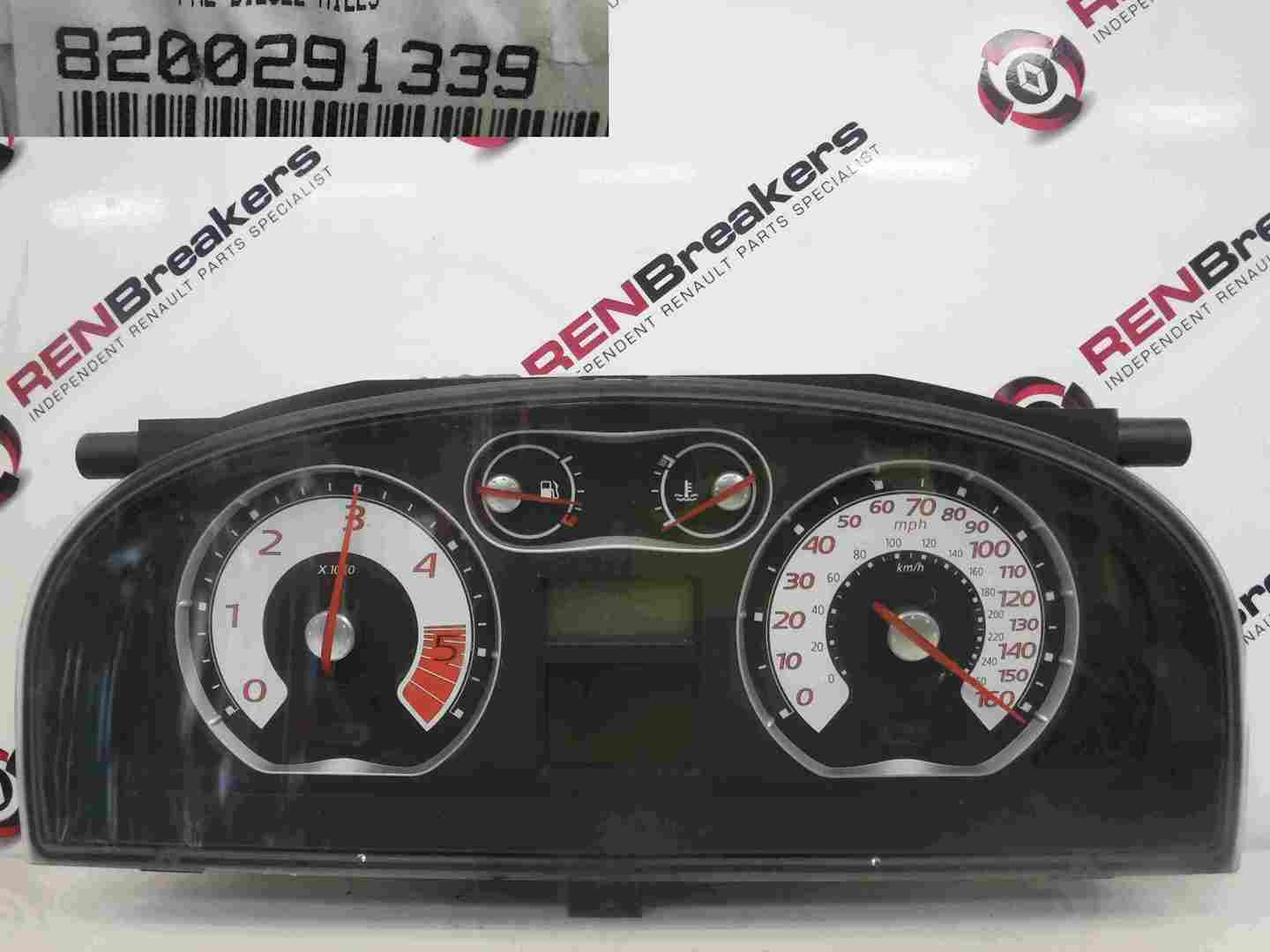 Renault Laguna 2005-2007 Instrument Panel Dials Clocks 114K 8200291339