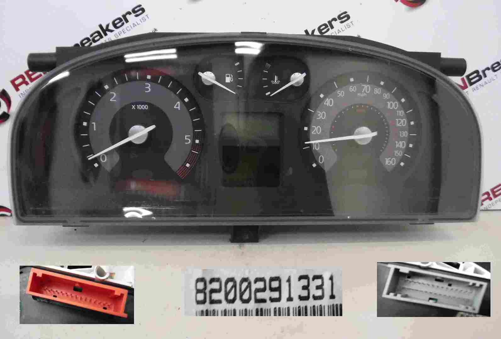 Renault Laguna 2005-2007 Instrument Panel Dials Gauges Speedo Clocks