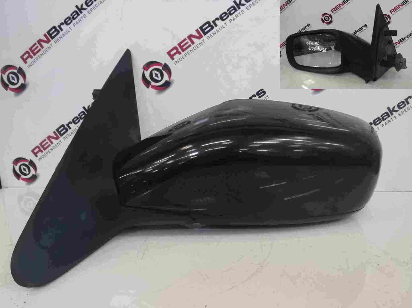 Renault Laguna 2005-2007 Passenger NS Wing Mirror Black 676