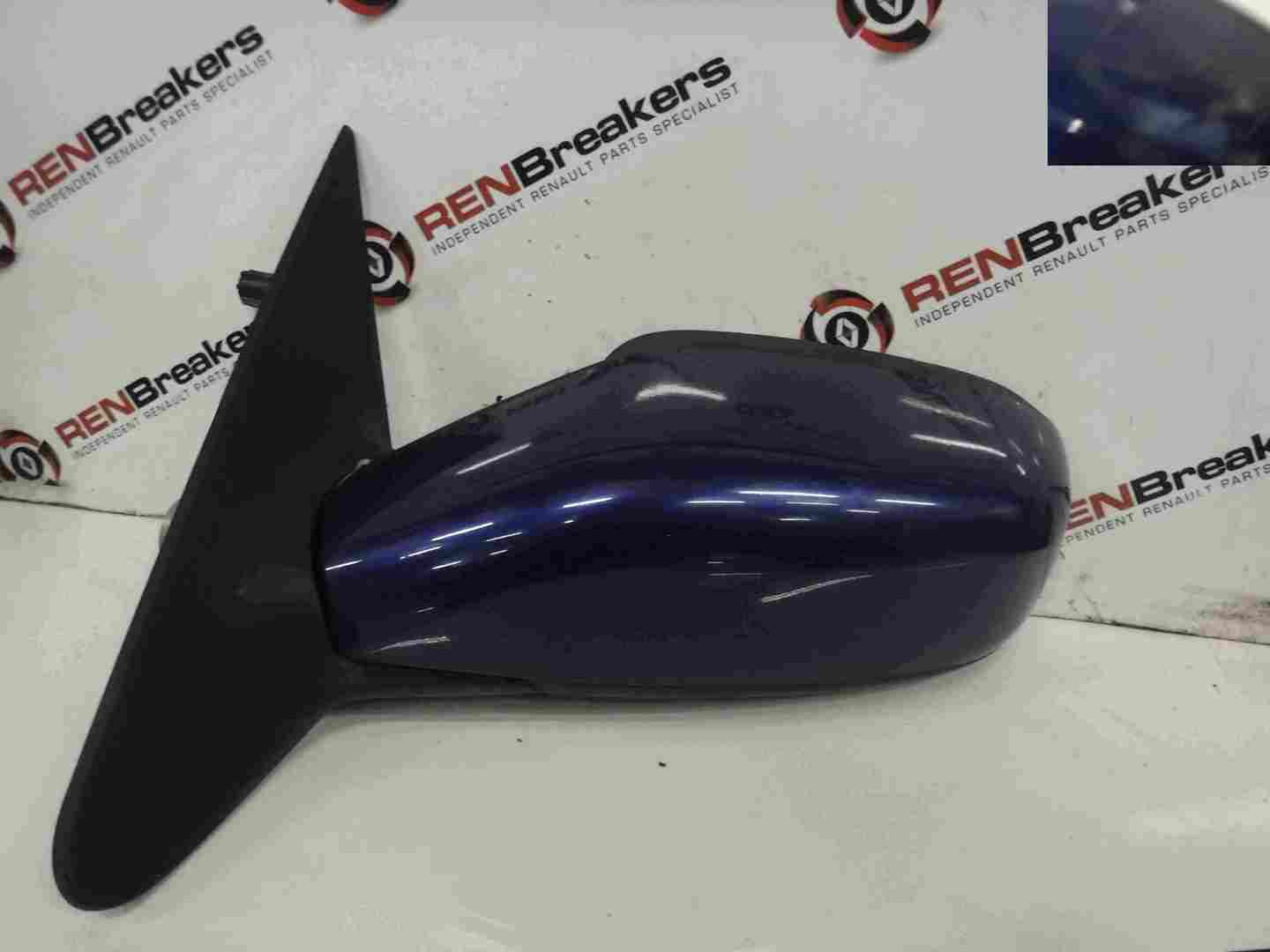 Renault Laguna 2005-2007 Passenger NS Wing Mirror Blue TEJ49