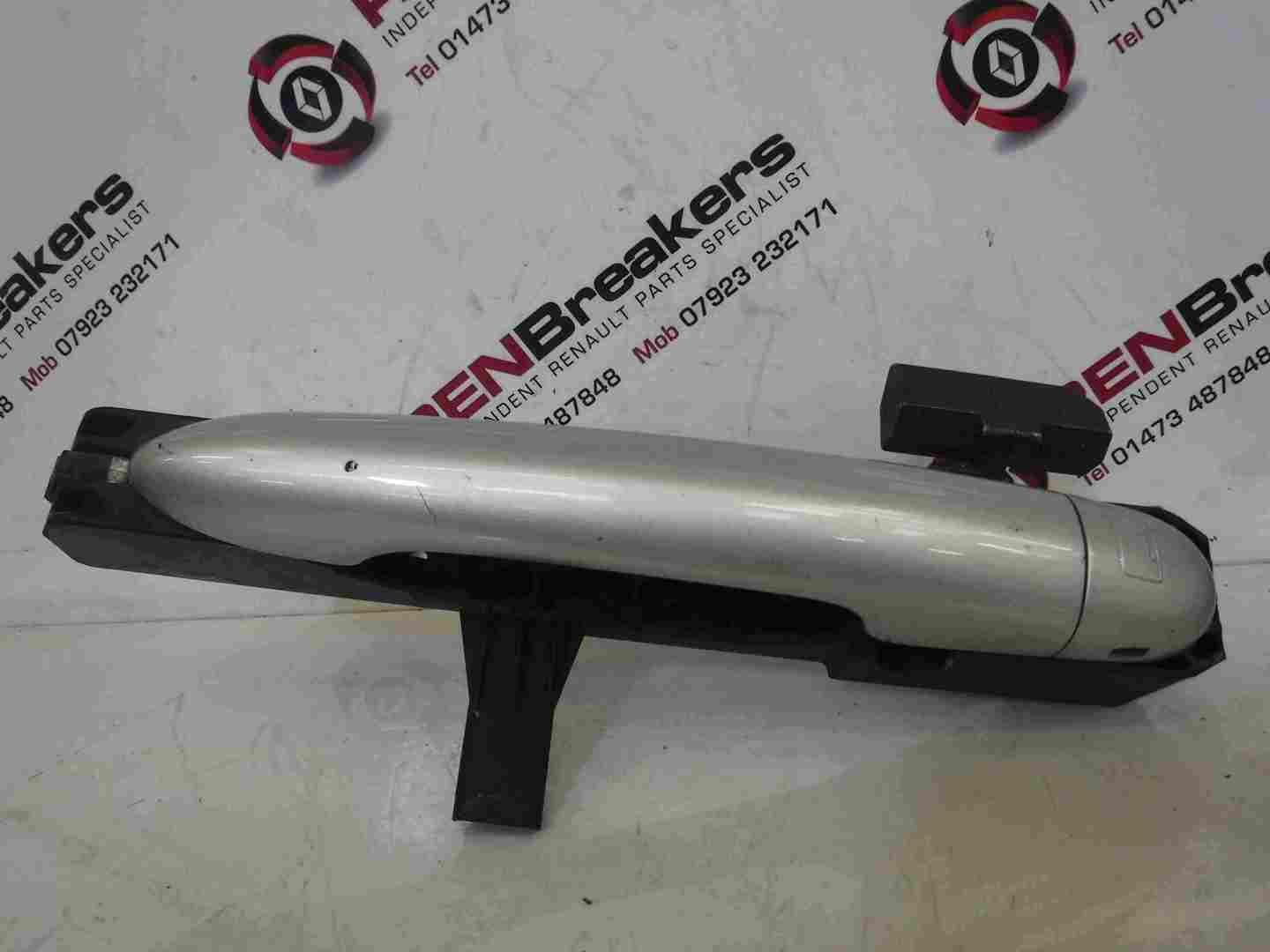 Renault Laguna 2005-2007 Passenger NSF Front Exterior Door Handle Silver TED69