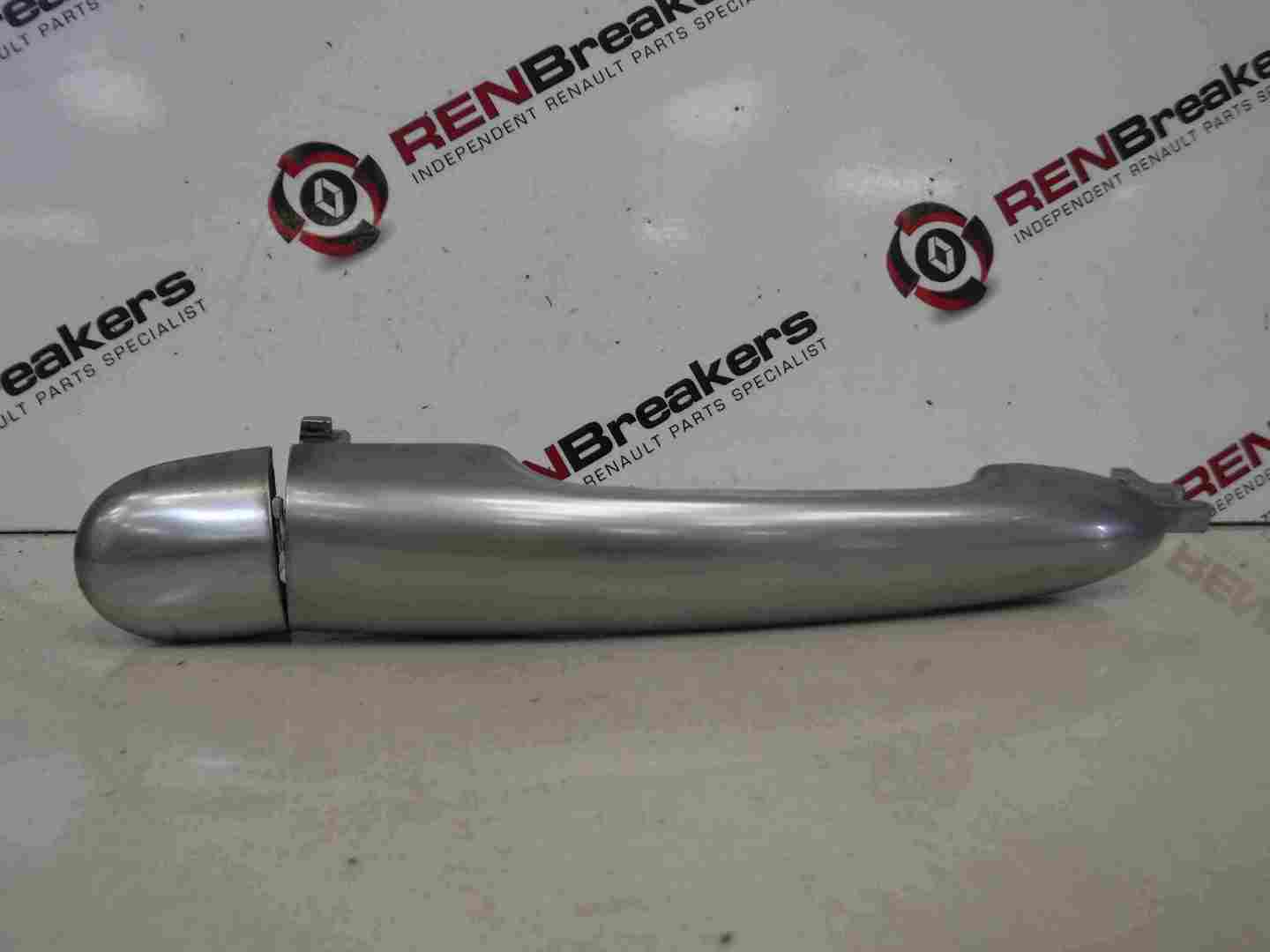 Renault Laguna 2005-2007 Passenger NSR Rear Exterior Door Silver Chrome