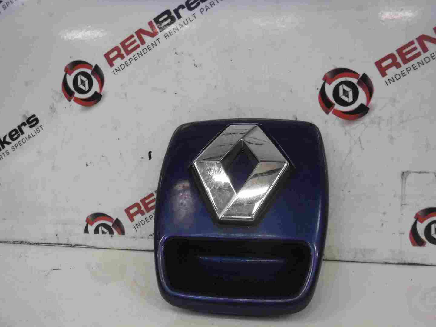 Renault Laguna 2005-2007 Rear Boot Diamond Surround Boot Button Blue TEJ49