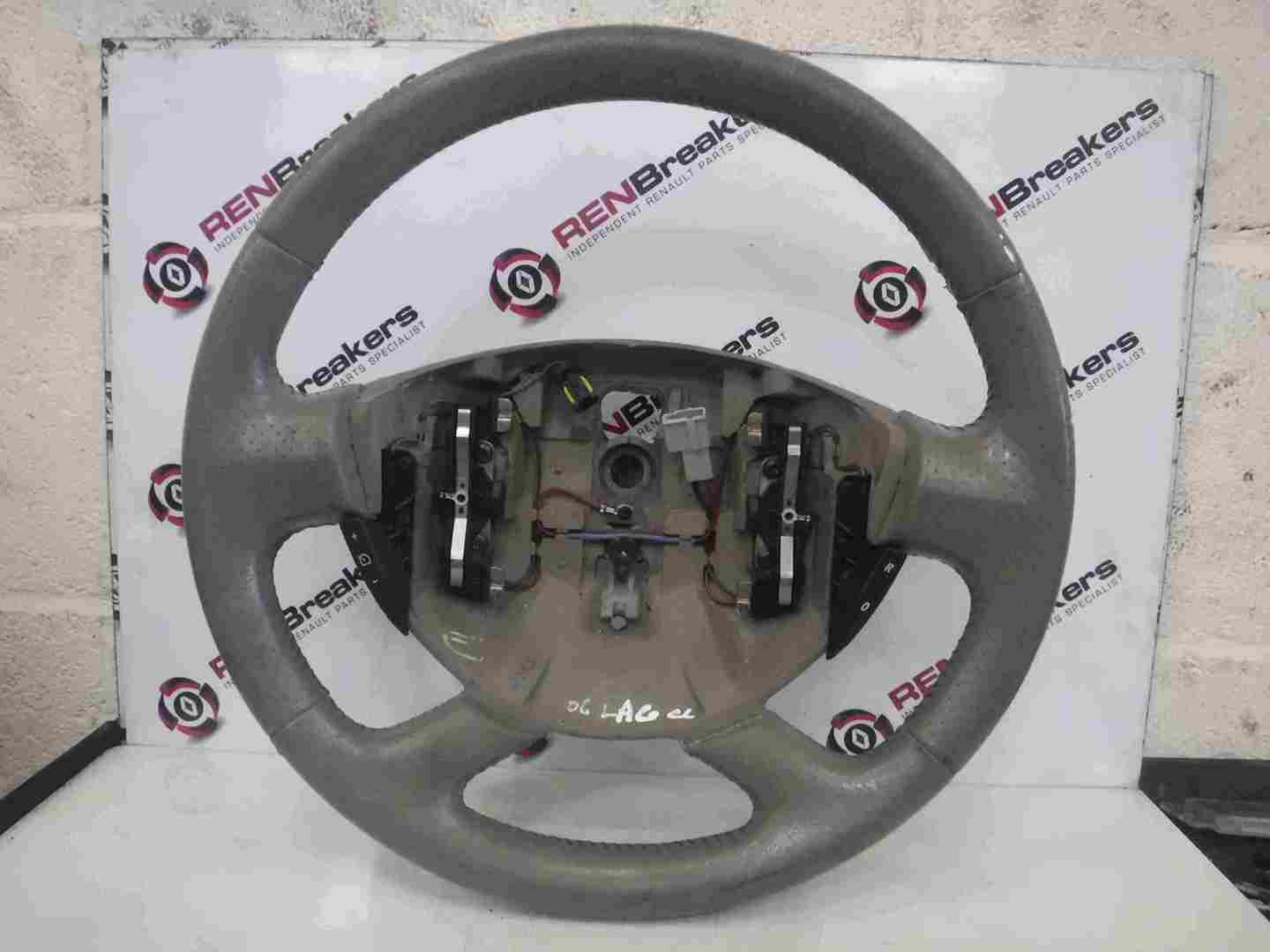 Renault Laguna 2005-2007 Steering Wheel Beige Cruise Control