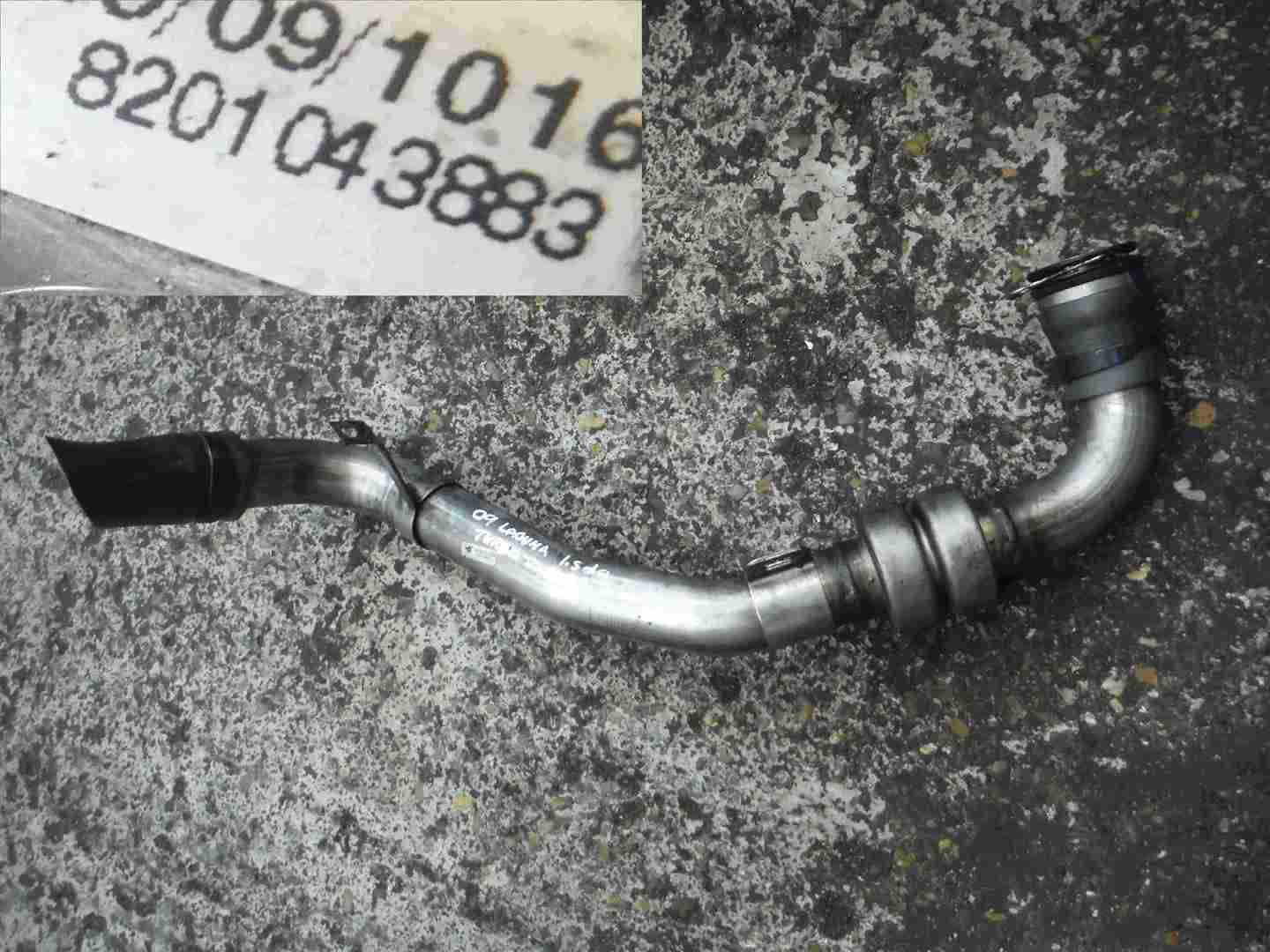Renault Laguna 2007-2010 1.5 dCi Turbo To EGR Pipe Hose Boost