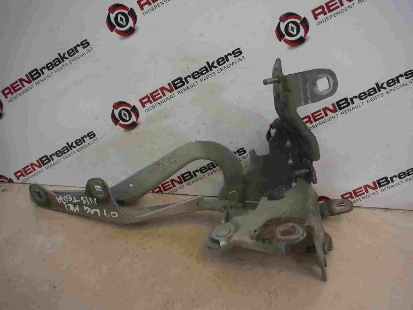Renault Laguna 2007-2010 Bonnet Hinges Silver TED69