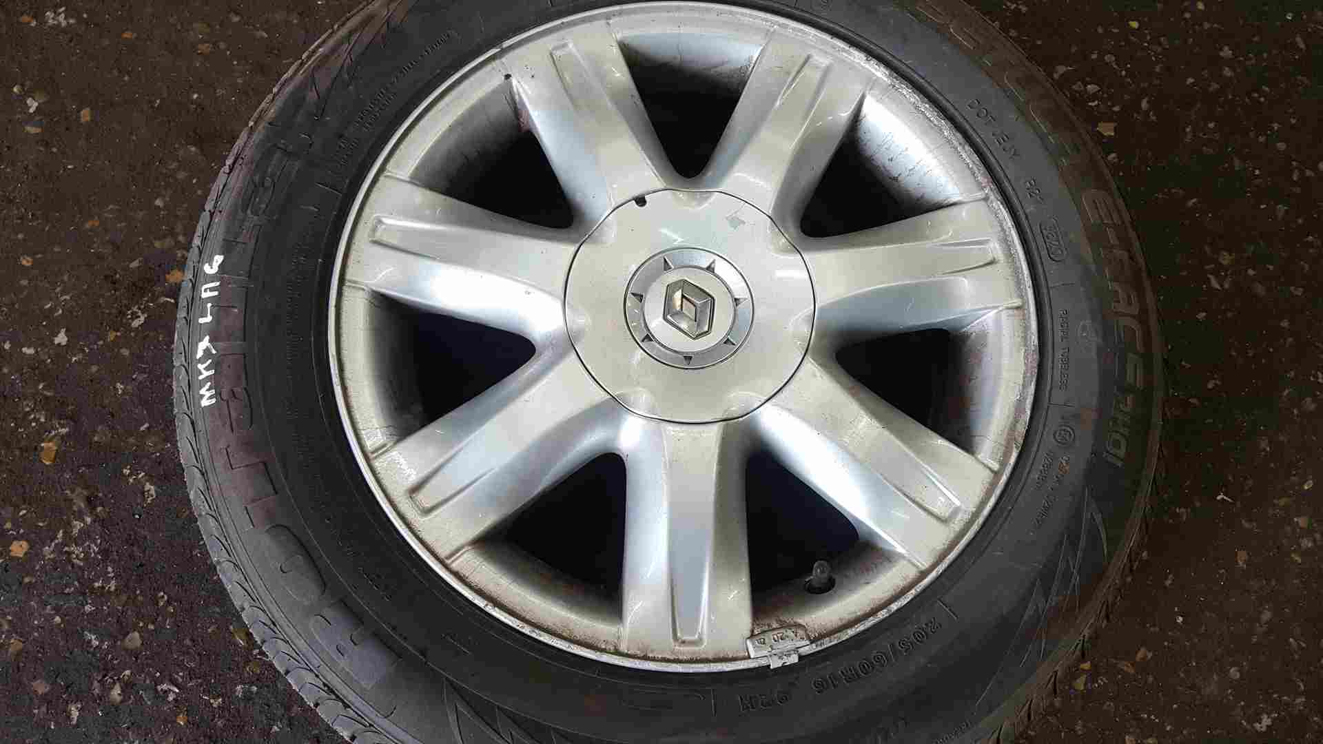 Thumb 5 Renault Laguna 2007-2010 Paradise Alloy Wheel Standard  Tyre 205 60 16 6Mm Inch 
