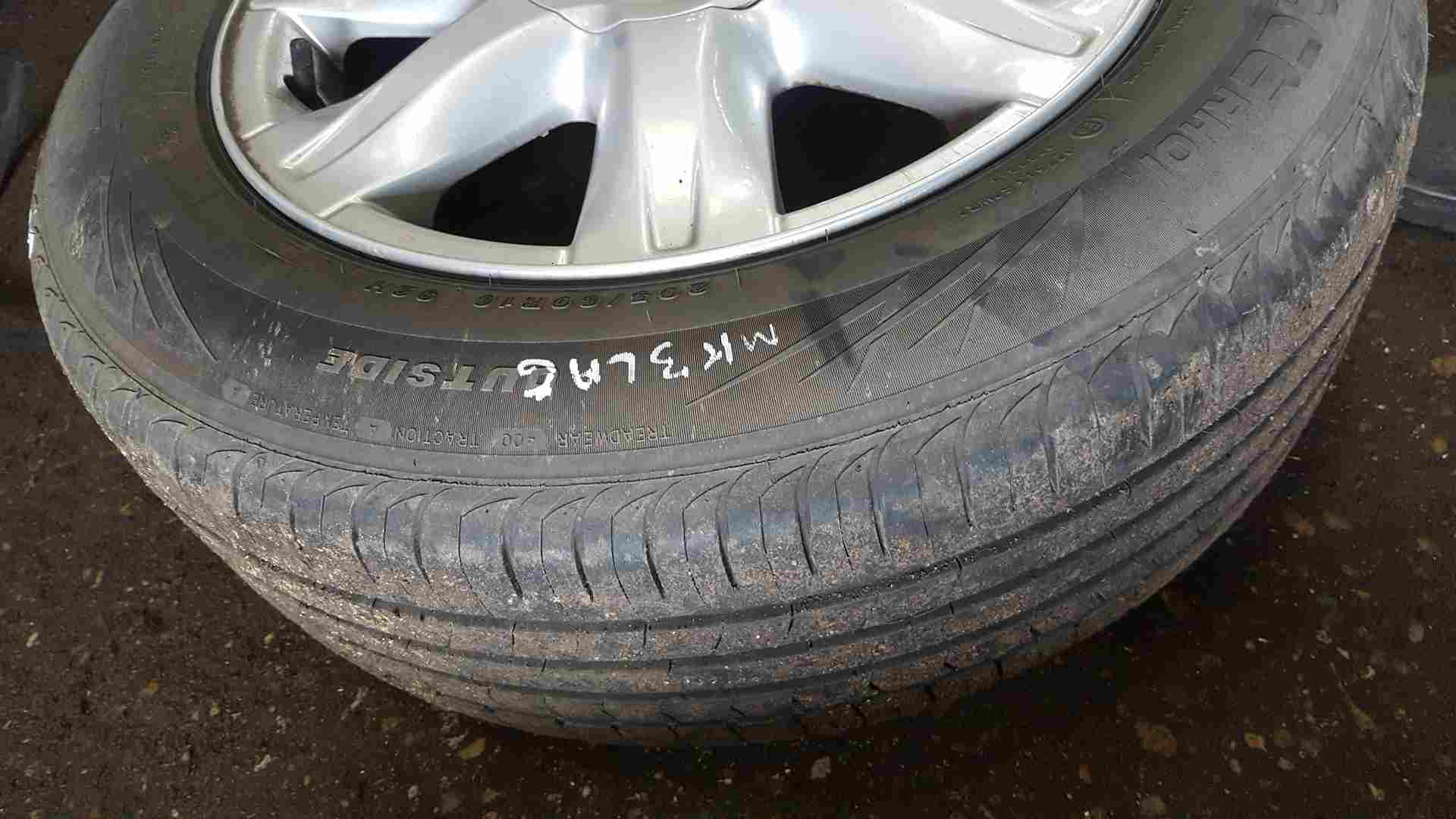 Thumb 5 Renault Laguna 2007-2010 Paradise Standard Alloy Wheel Tyre 205 60 16 6Mm Inch 
