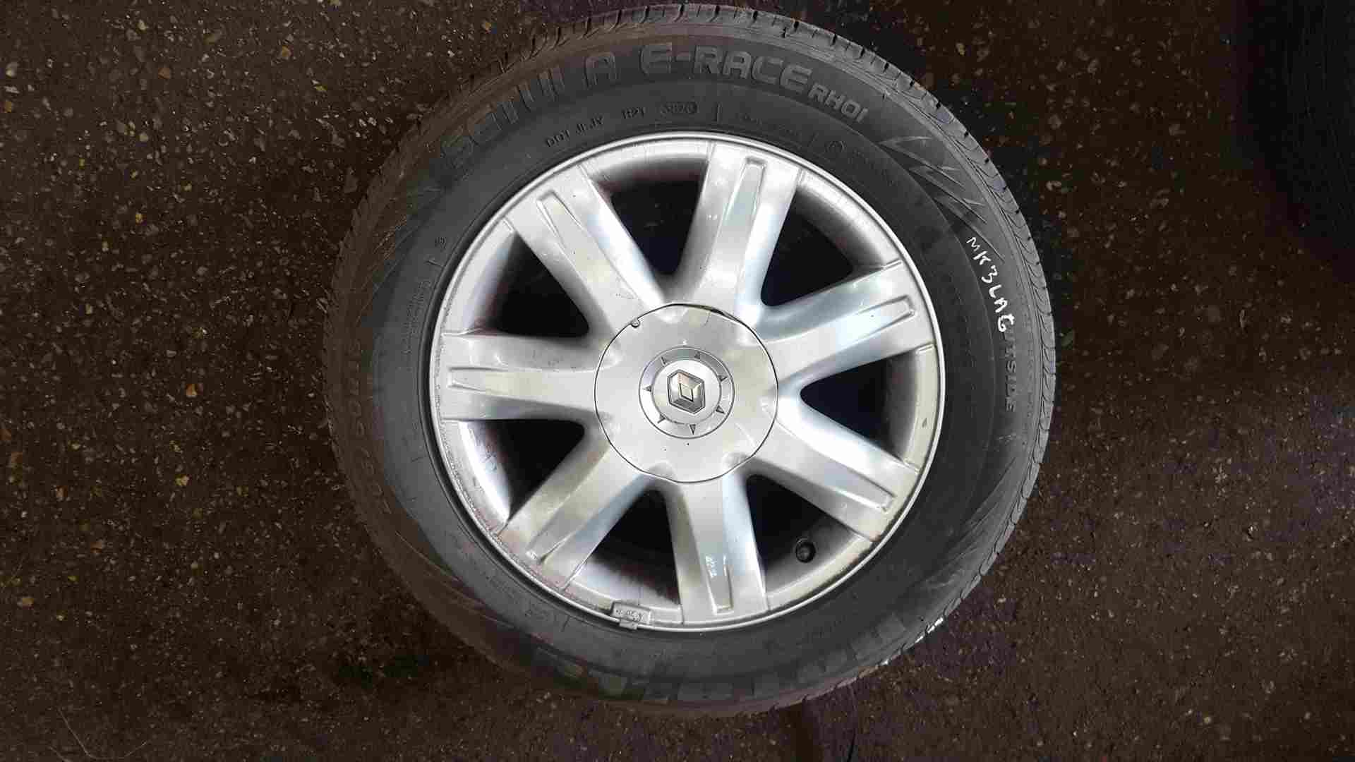 Renault Laguna 2007-2010 Paradise Standard Alloy Wheel Tyre 205 60 16 6Mm Inch 