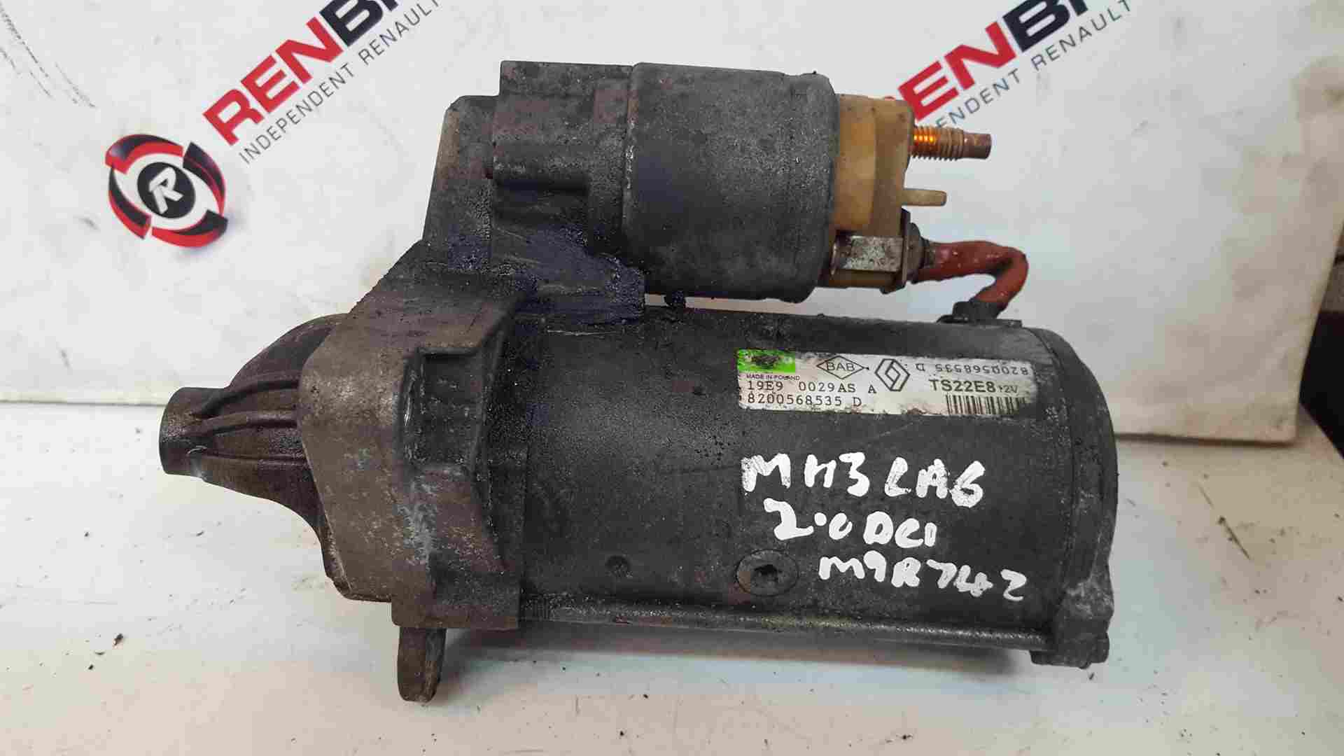 Thumb 2 Renault Laguna 2007-2012 2.0 DCI M9r Starter Motor Starting 8200568535 J