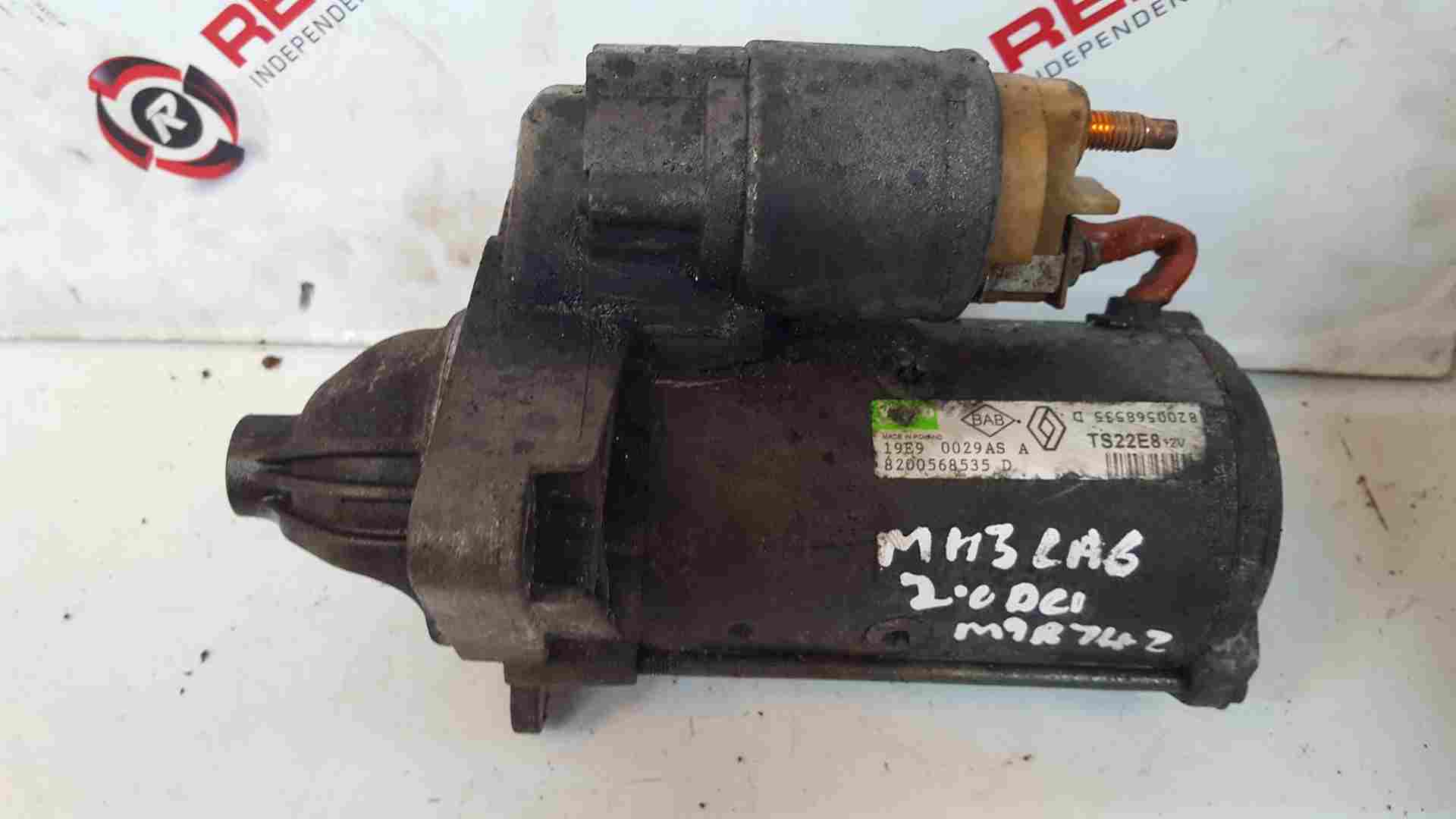 Thumb 3 Renault Laguna 2007-2012 2.0 DCI M9r Starter Motor Starting 8200568535 J