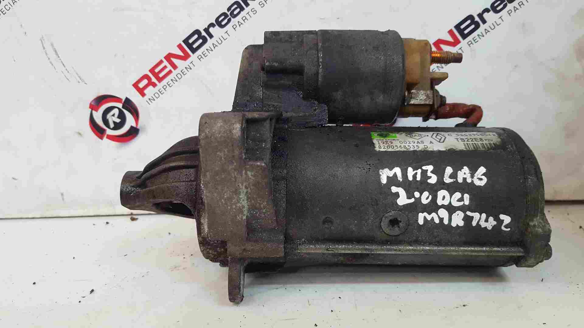 Thumb 5 Renault Laguna 2007-2012 2.0 DCI M9r Starter Motor Starting 8200568535 J