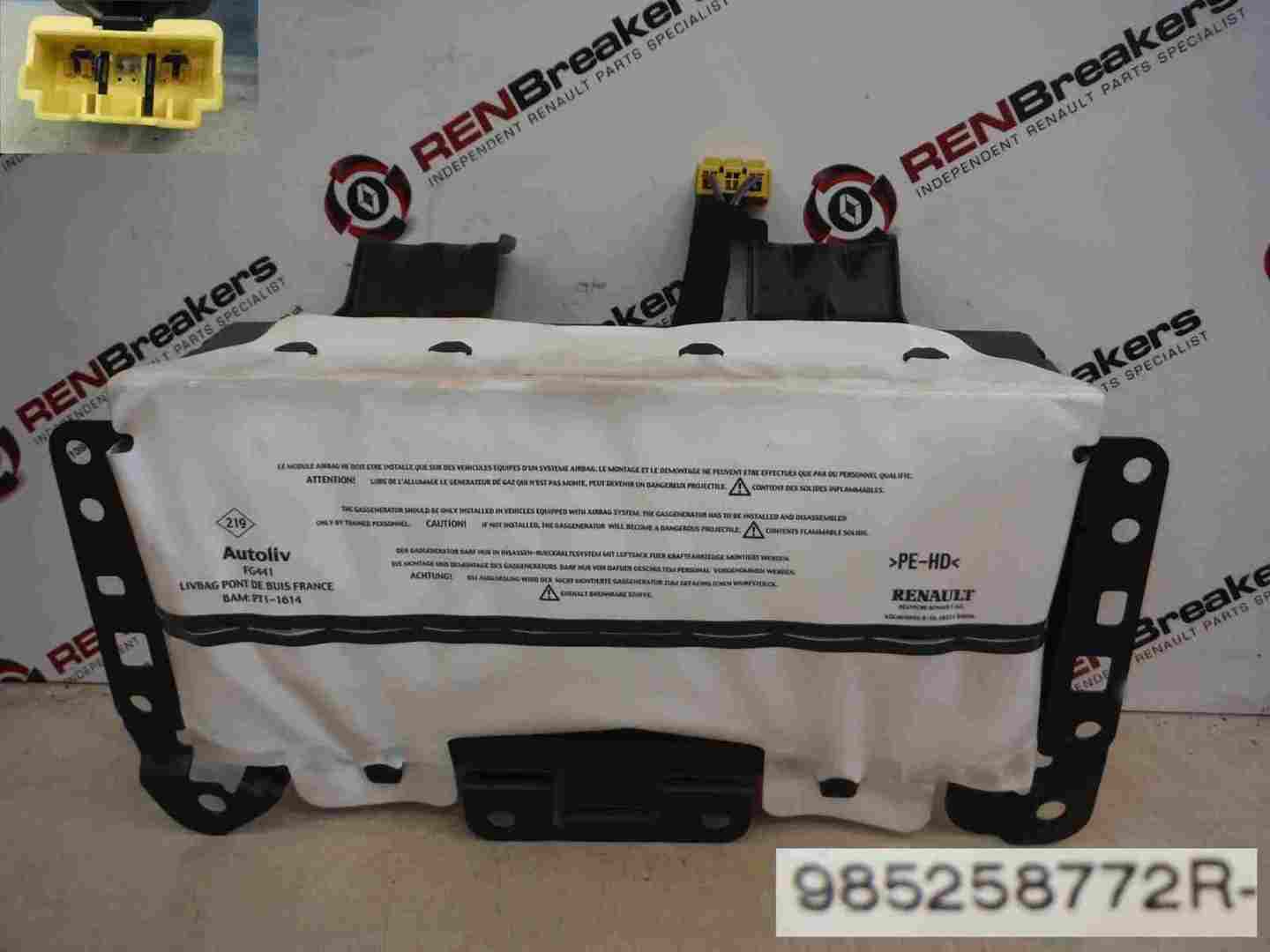Renault Laguna 2007-2012 Passenger NSF Front Passenger Airbag 985250695R