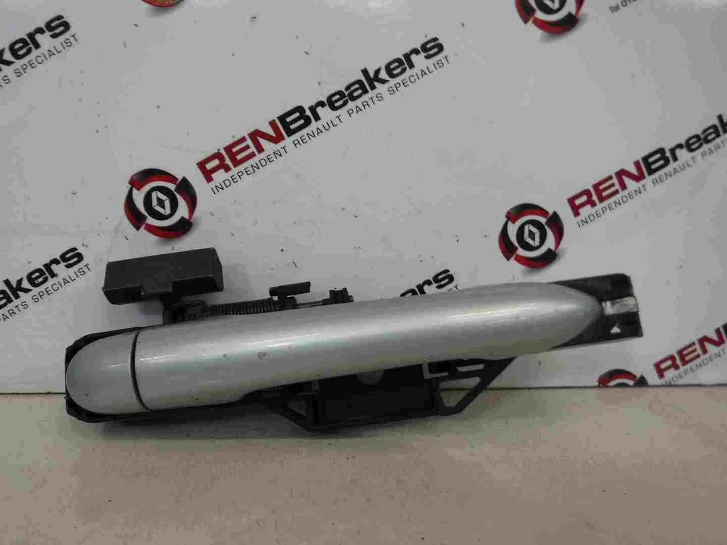 Renault Laguna Estate 2001-2005 Drivers OSF Front Exterior Door Handle Silver