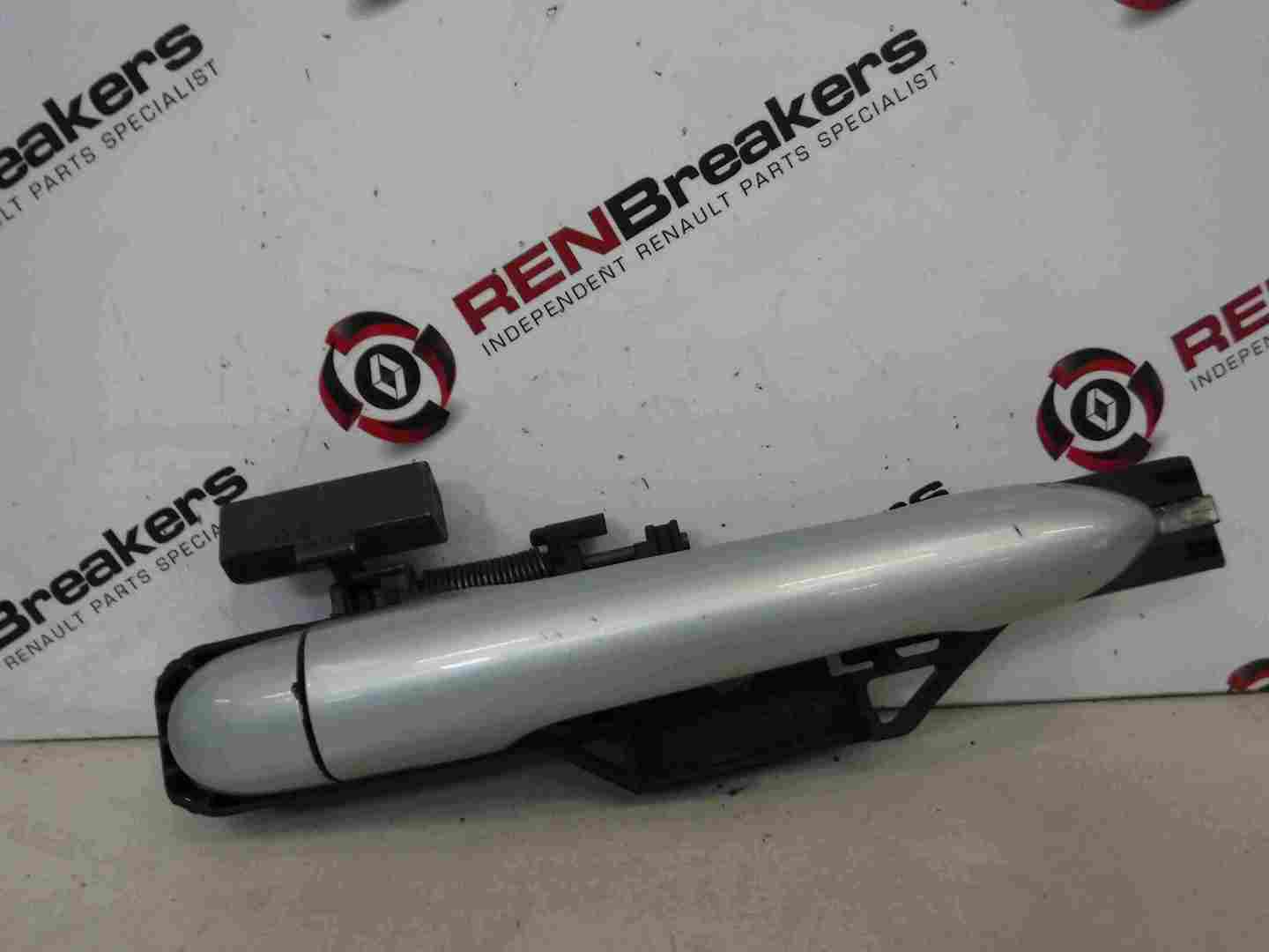Renault Laguna Estate 2001-2005 Drivers OS Rear Exterior Door Handle Silver D69