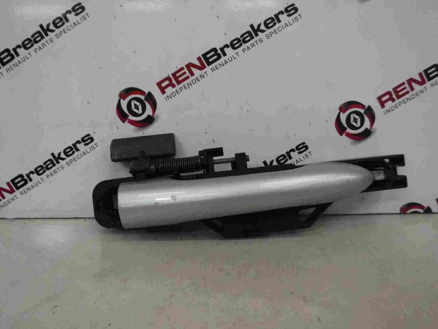 Renault Laguna Estate 2001-2005 Passenger NSF Front Exterior Door Handle Silver