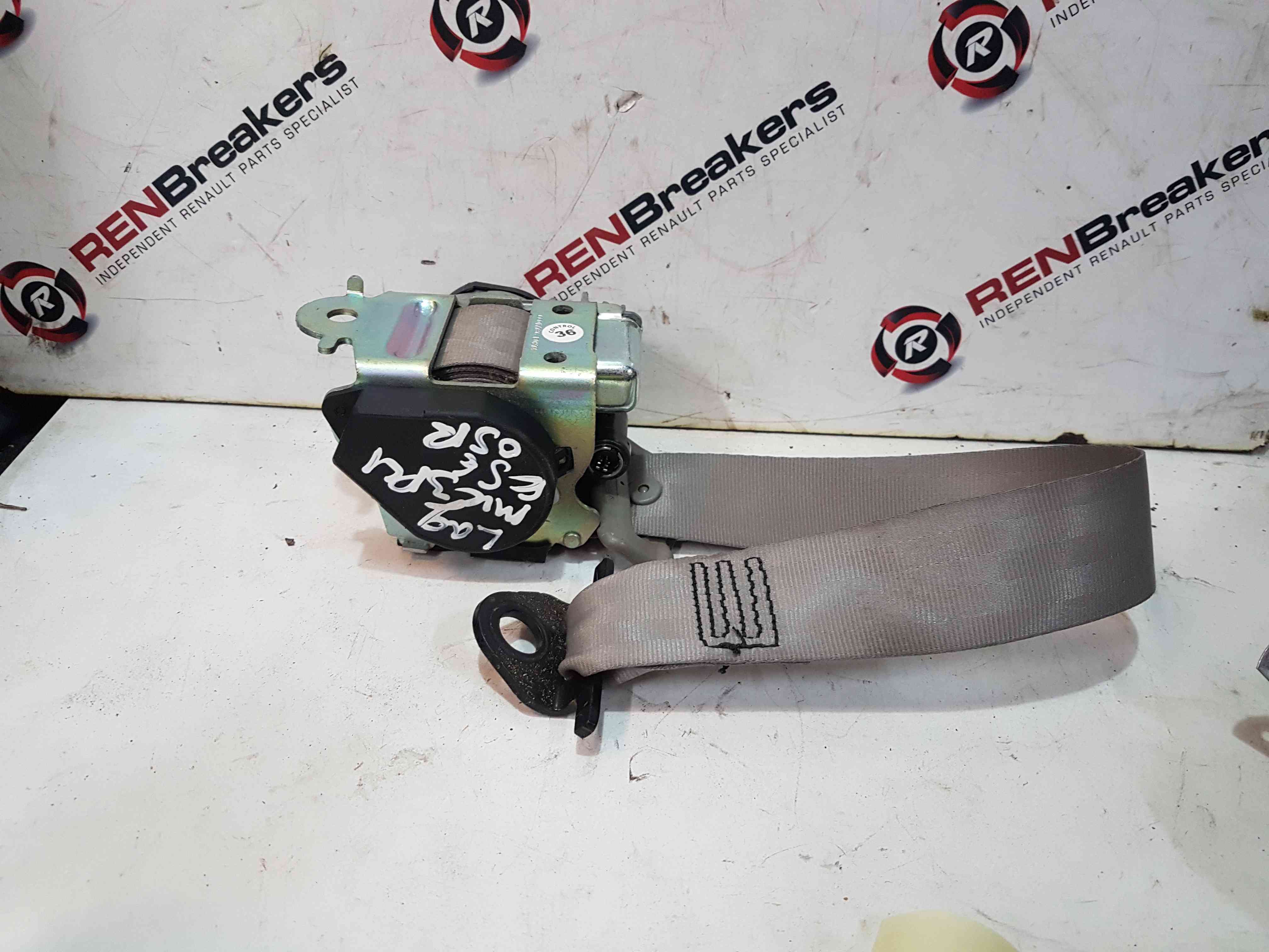 Renault Laguna Estate 2007-2012 Drivers OSR Rear Seat Belt  Pretensioner Light