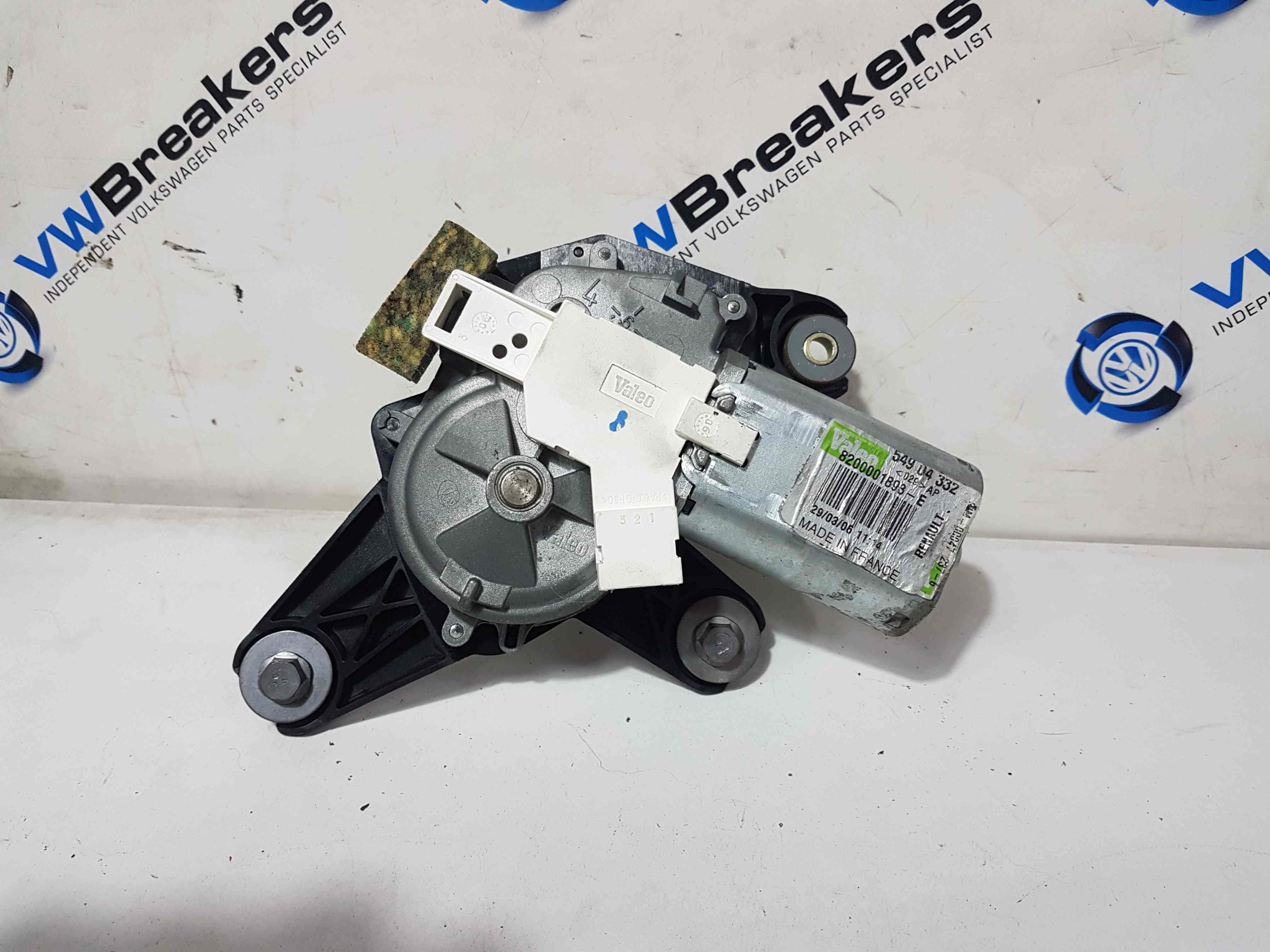 Thumb 8 Renault Laguna Estate MK2 2001-2005 Rear Window Wiper Motor  8200001893