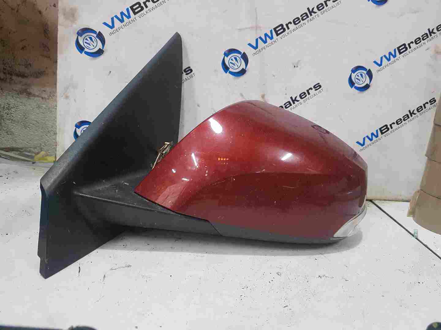 Renault Laguna Estate MK3 2007-2010 Passenger ns Wing Mirror tennd Red Folding