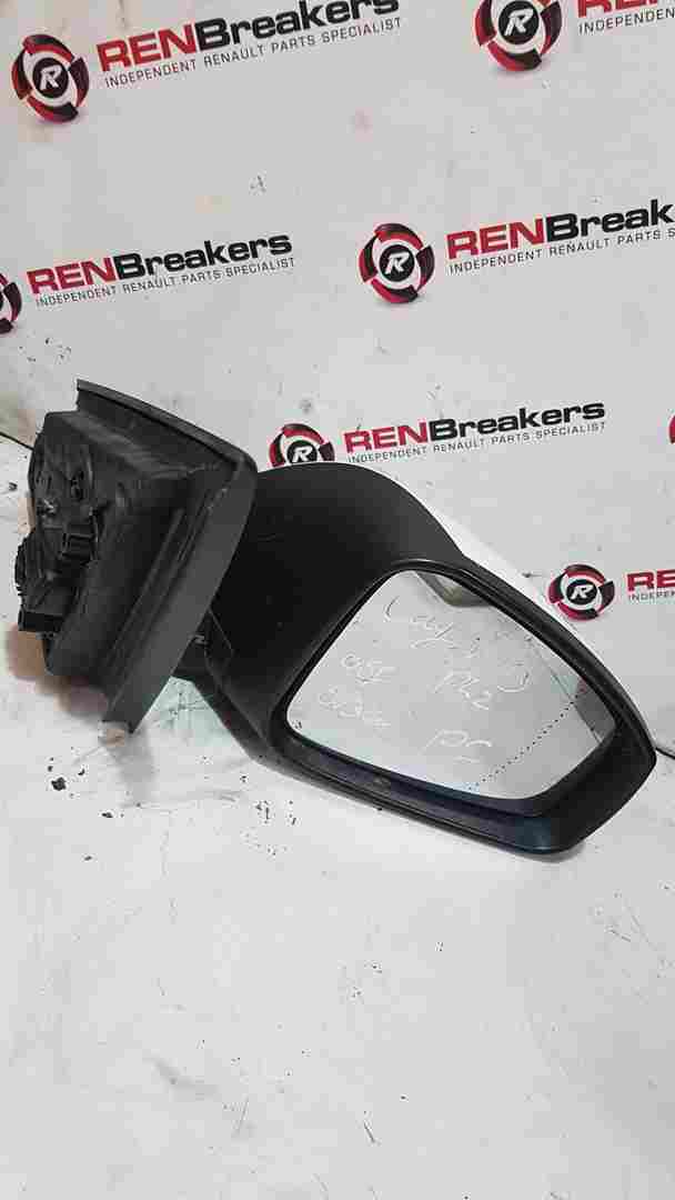 Thumb 2 Renault Laguna Estate MK3 2007-2012 Driver Os Wing Mirror White Ov369 Folding