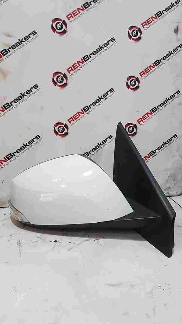 Thumb 4 Renault Laguna Estate MK3 2007-2012 Driver Os Wing Mirror White Ov369 Folding