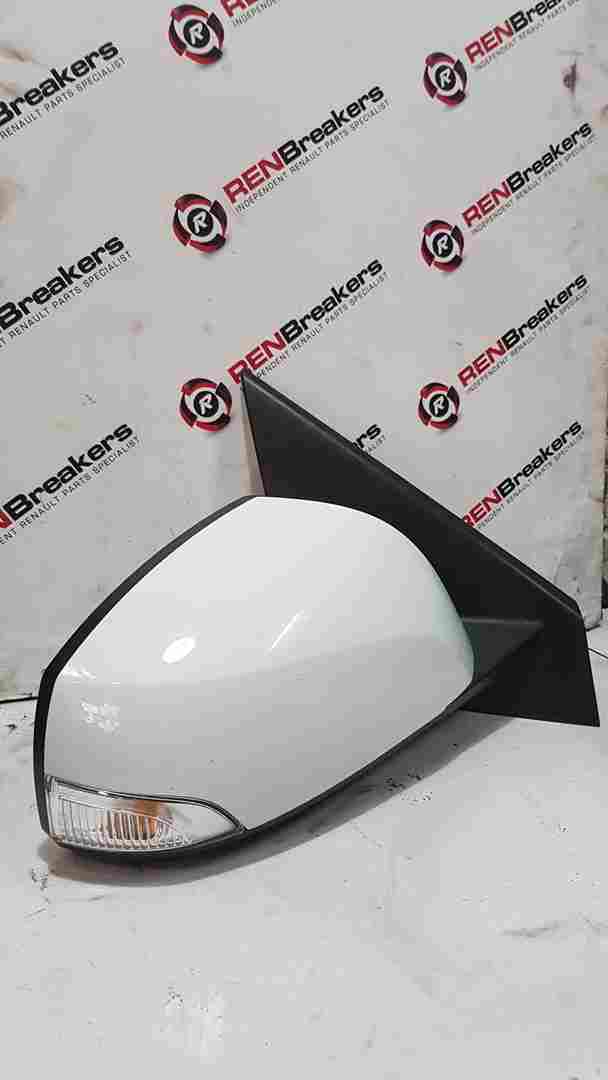 Thumb 5 Renault Laguna Estate MK3 2007-2012 Driver Os Wing Mirror White Ov369 Folding