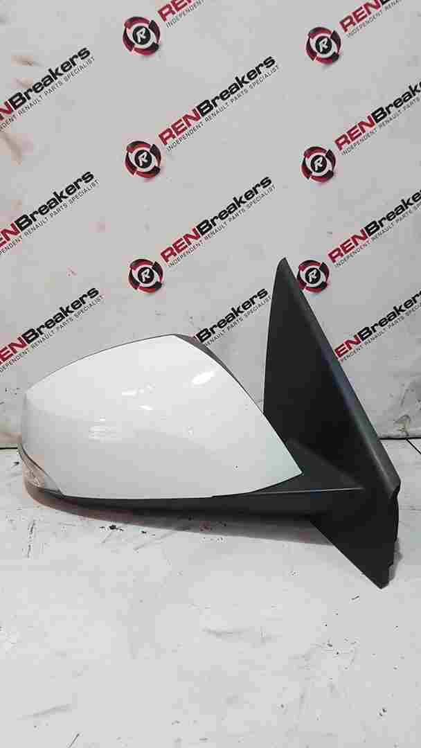 Thumb 6 Renault Laguna Estate MK3 2007-2012 Driver Os Wing Mirror White Ov369 Folding