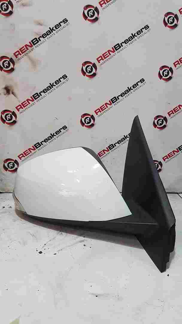 Renault Laguna Estate MK3 2007-2012 Driver Os Wing Mirror White Ov369 Folding