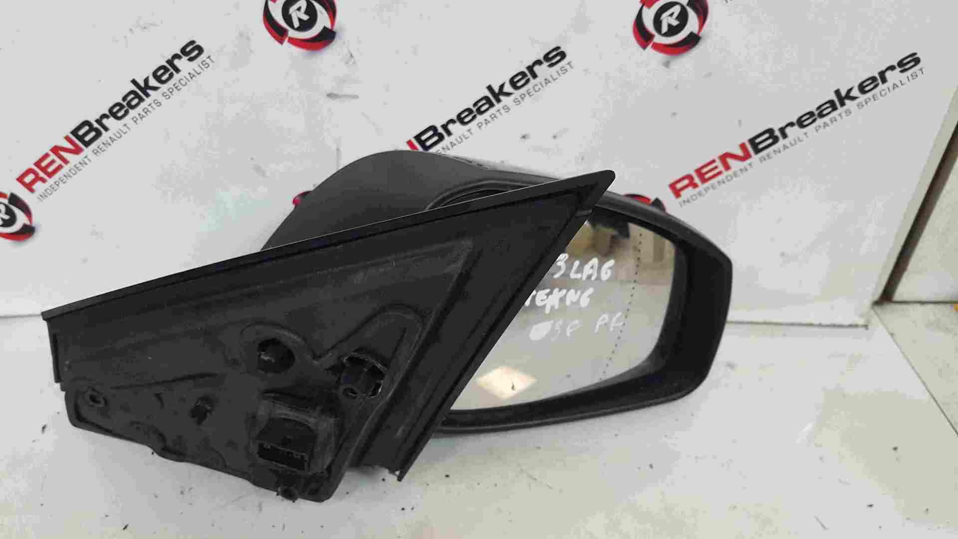 Thumb 4 Renault Laguna Estate MK3 2007-2012 Drivers OS Wing Mirror Grey TEKNG Folding